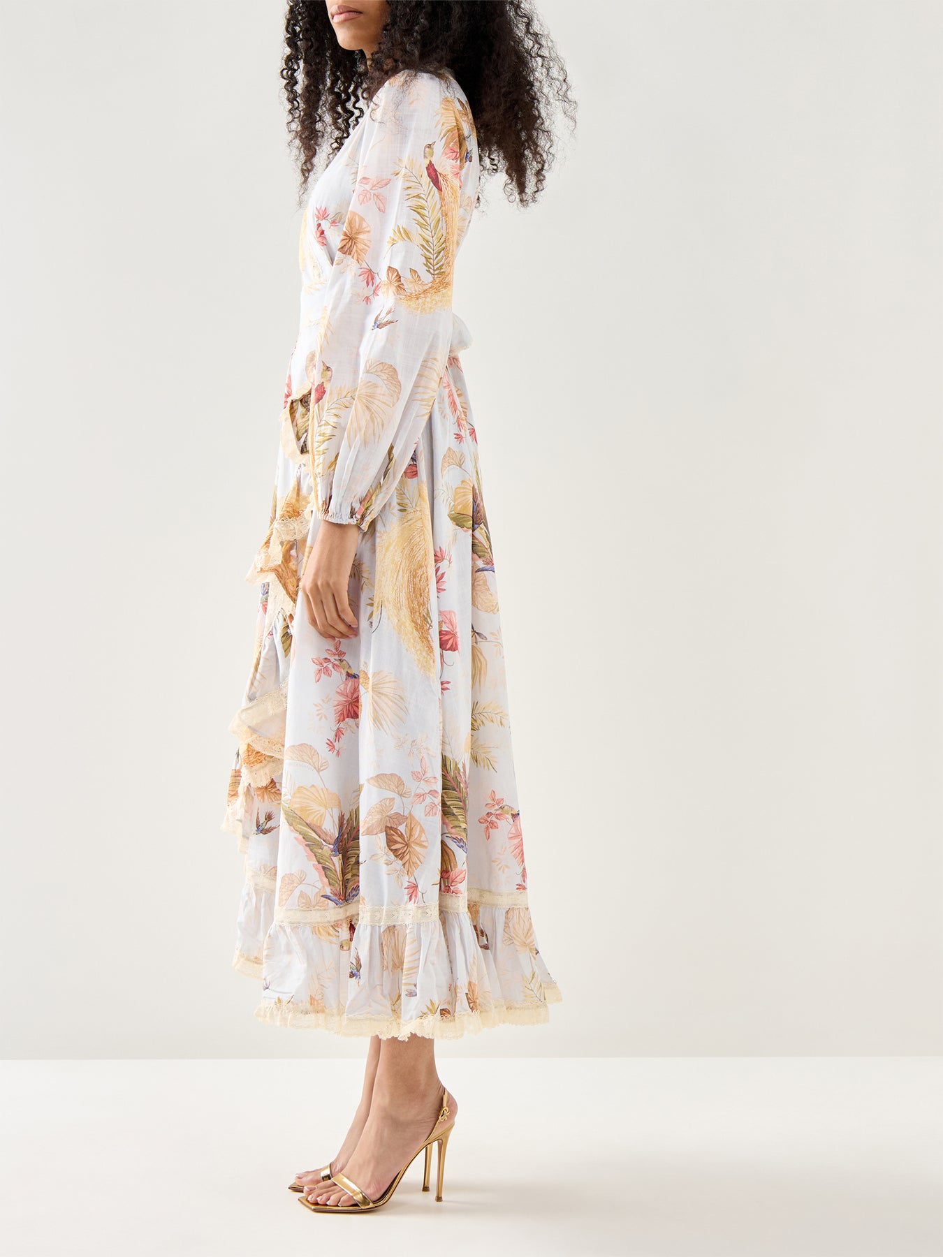 Ascension Frill Midi Dress