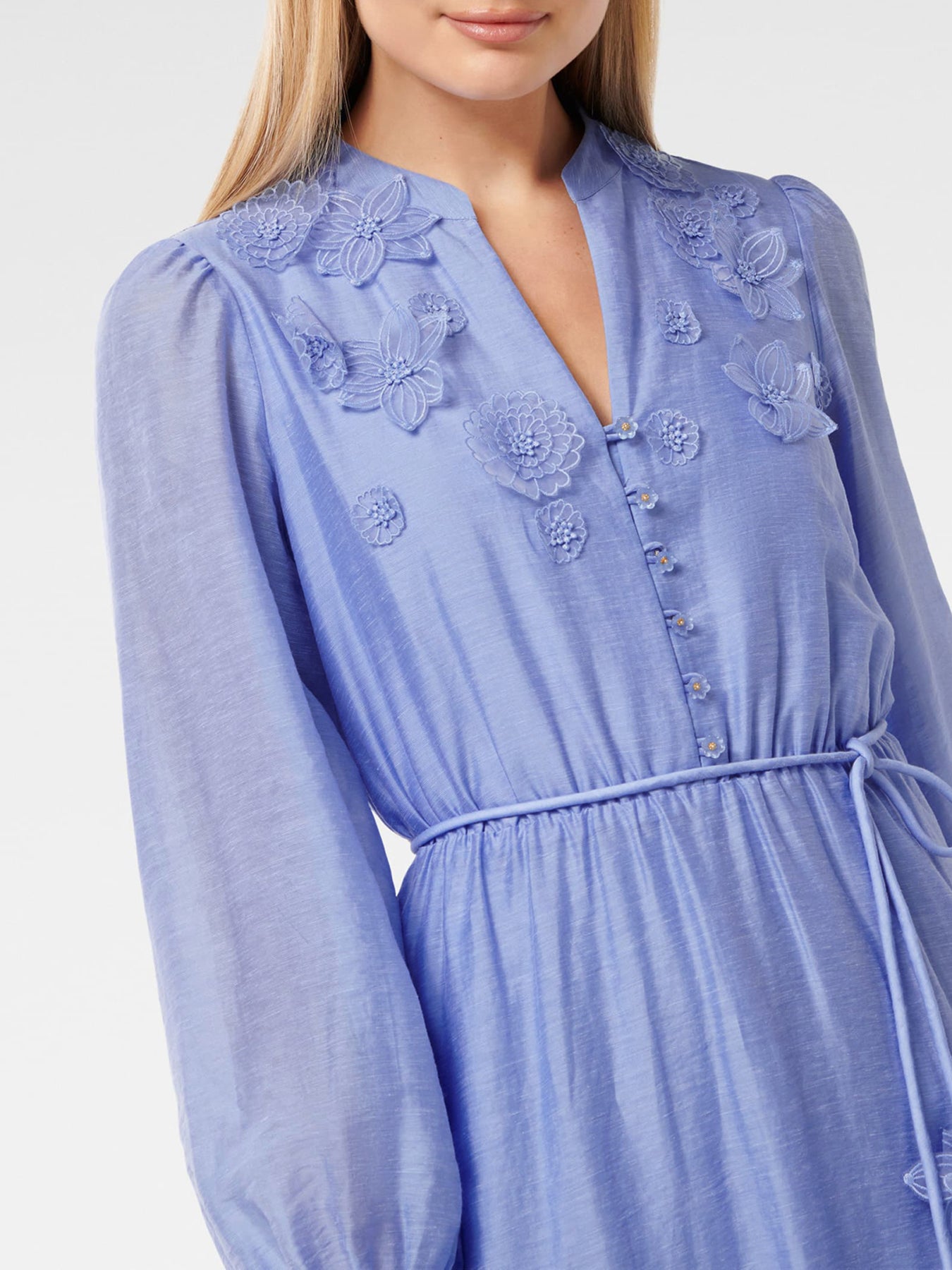 Yasmin Floral Detail Midi Dress