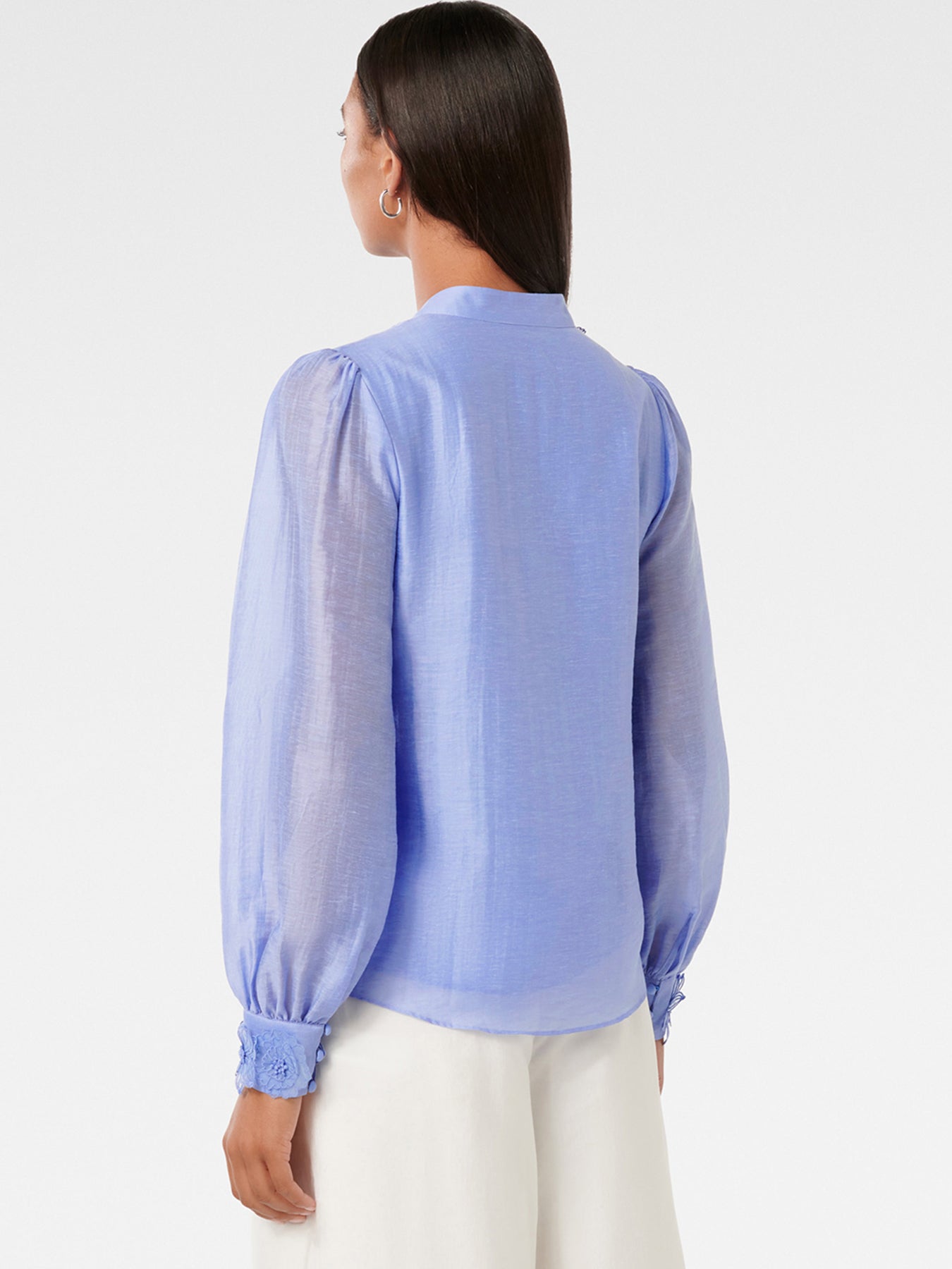 Indigo Applique Blouse