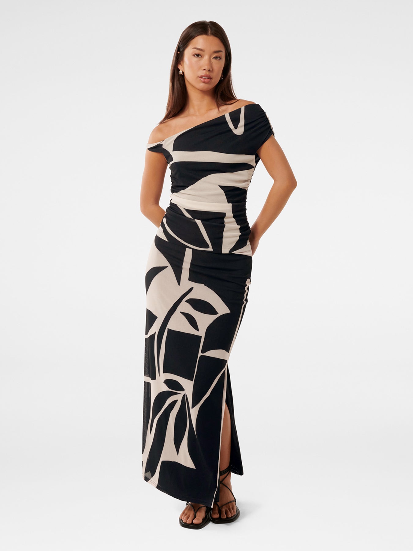 Mia Mesh Twist Side Top