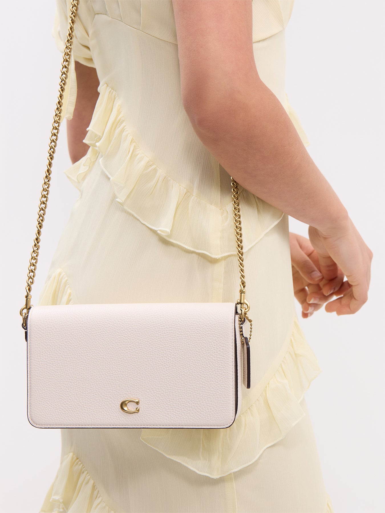 Polished Pebble Leather Essential Crossbody