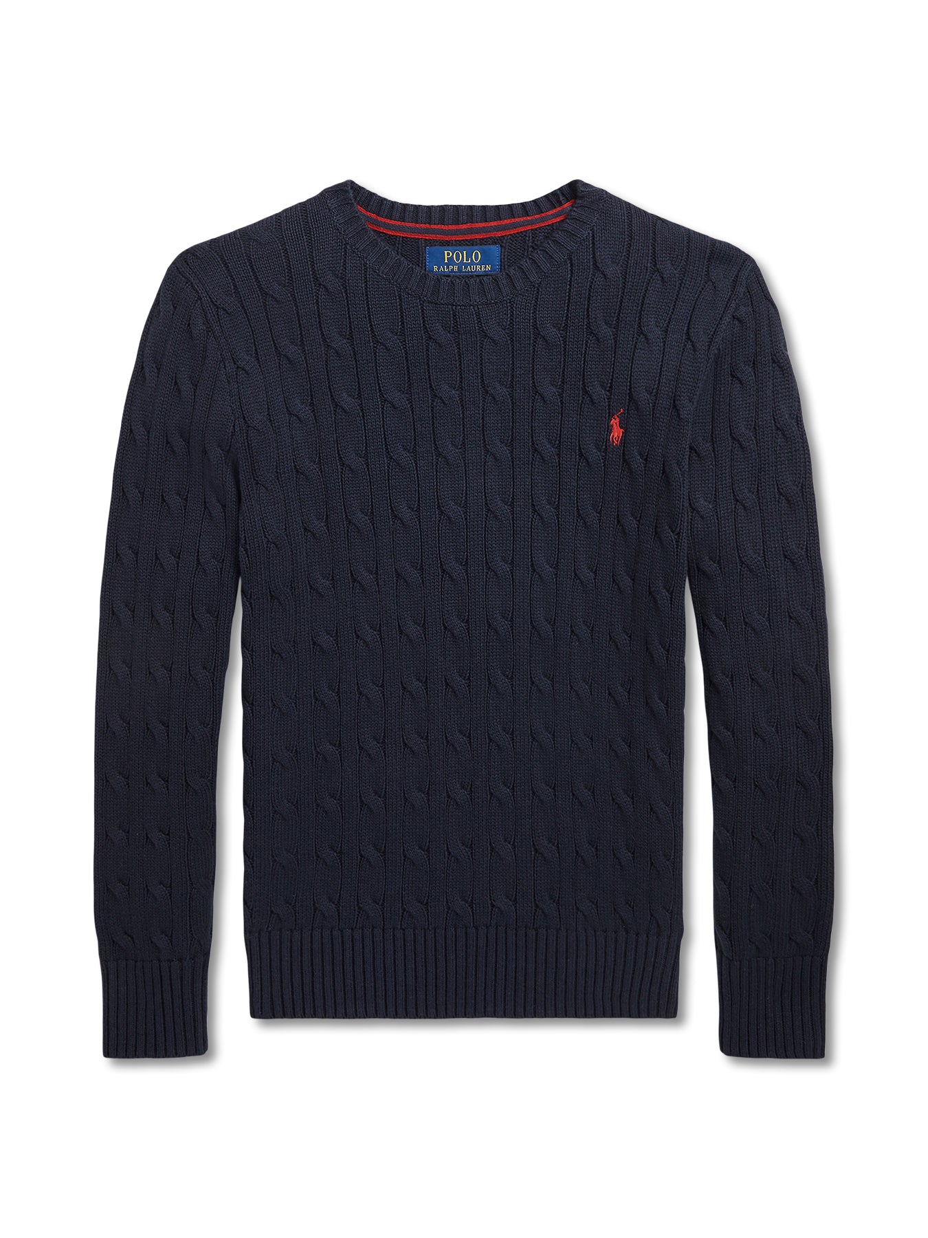 Blue Cable Knit Sweater