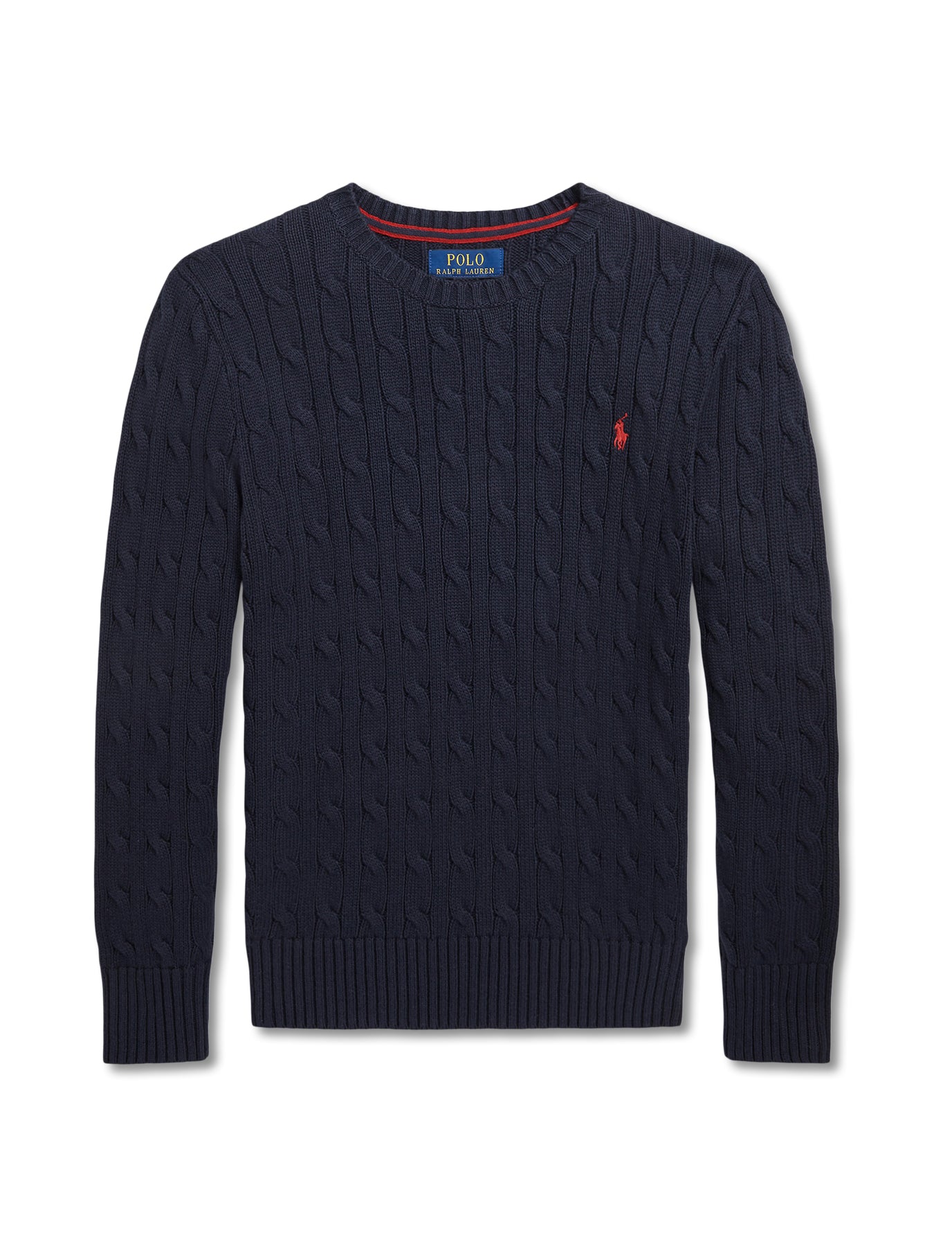 Blue Cable Knit Sweater