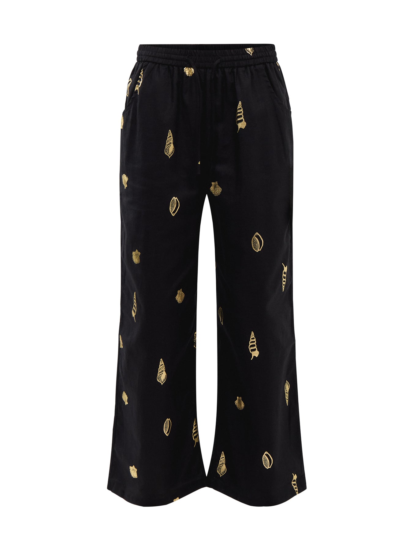 Black Shell Elissa Trousers