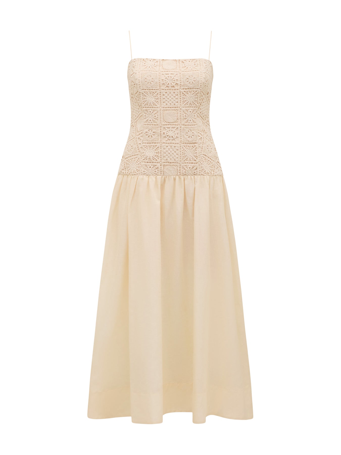 Cara Crochet Midi Dress