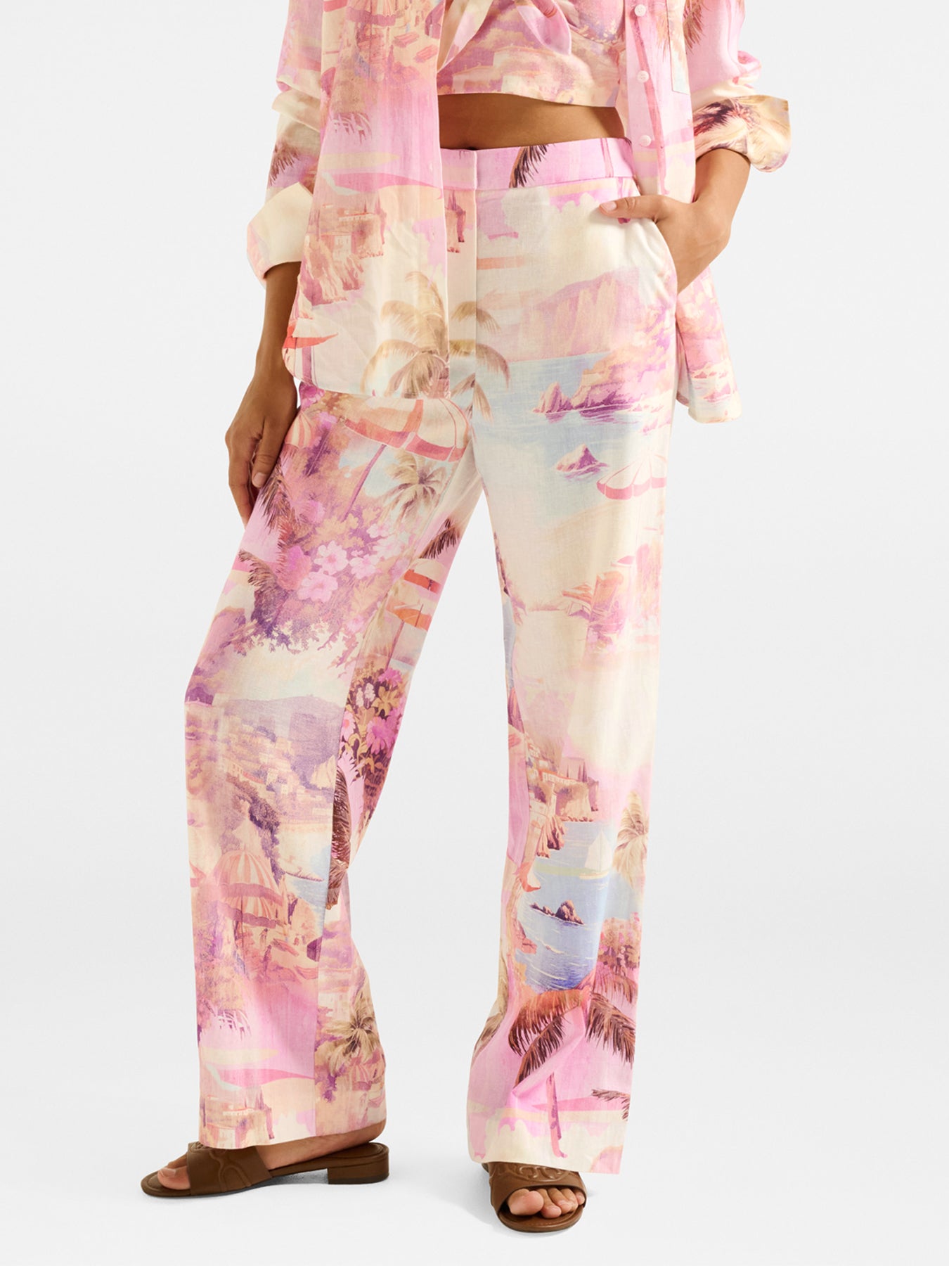 Miley Linen Wide Leg Pants
