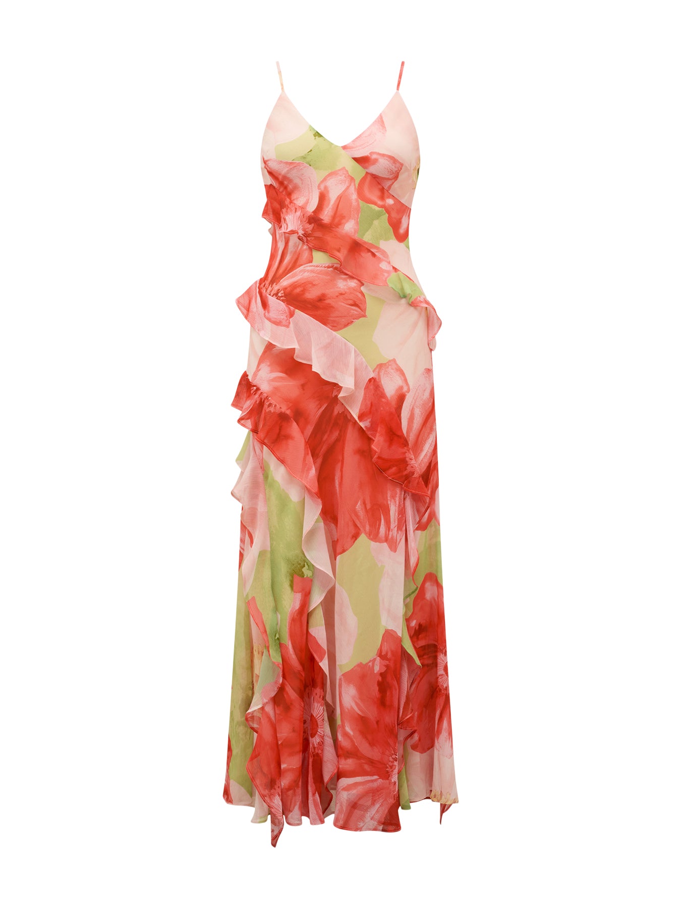 Poppy Ruffle Gown