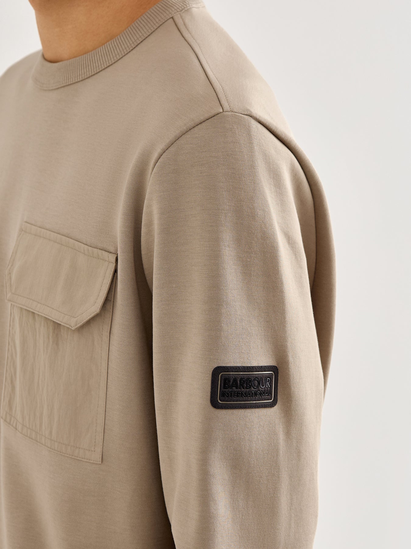 Ilford Interlock Crew Neck Sweatshirt Brown