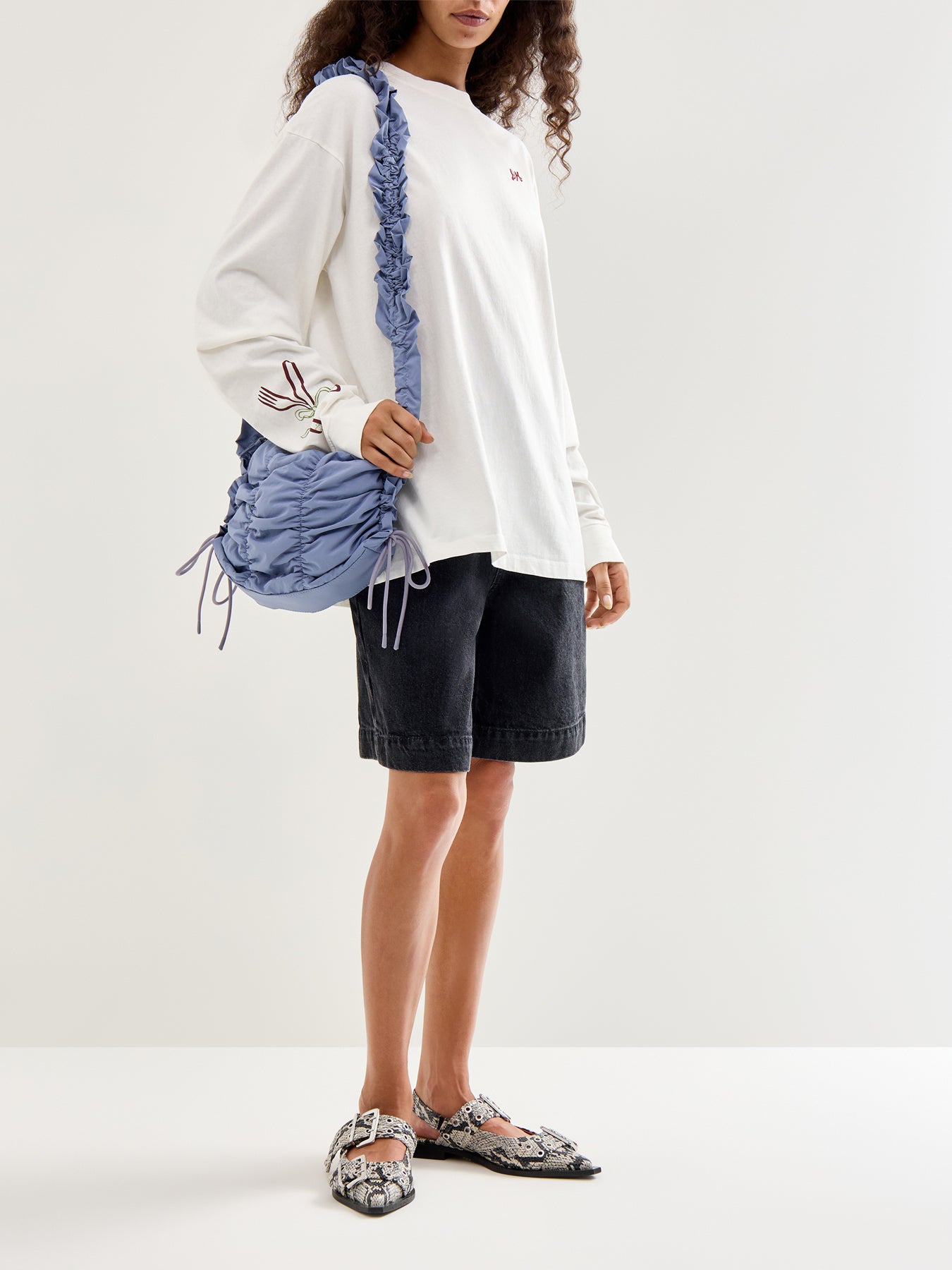 Le Petit Delice Long Sleeves Tee Ecru