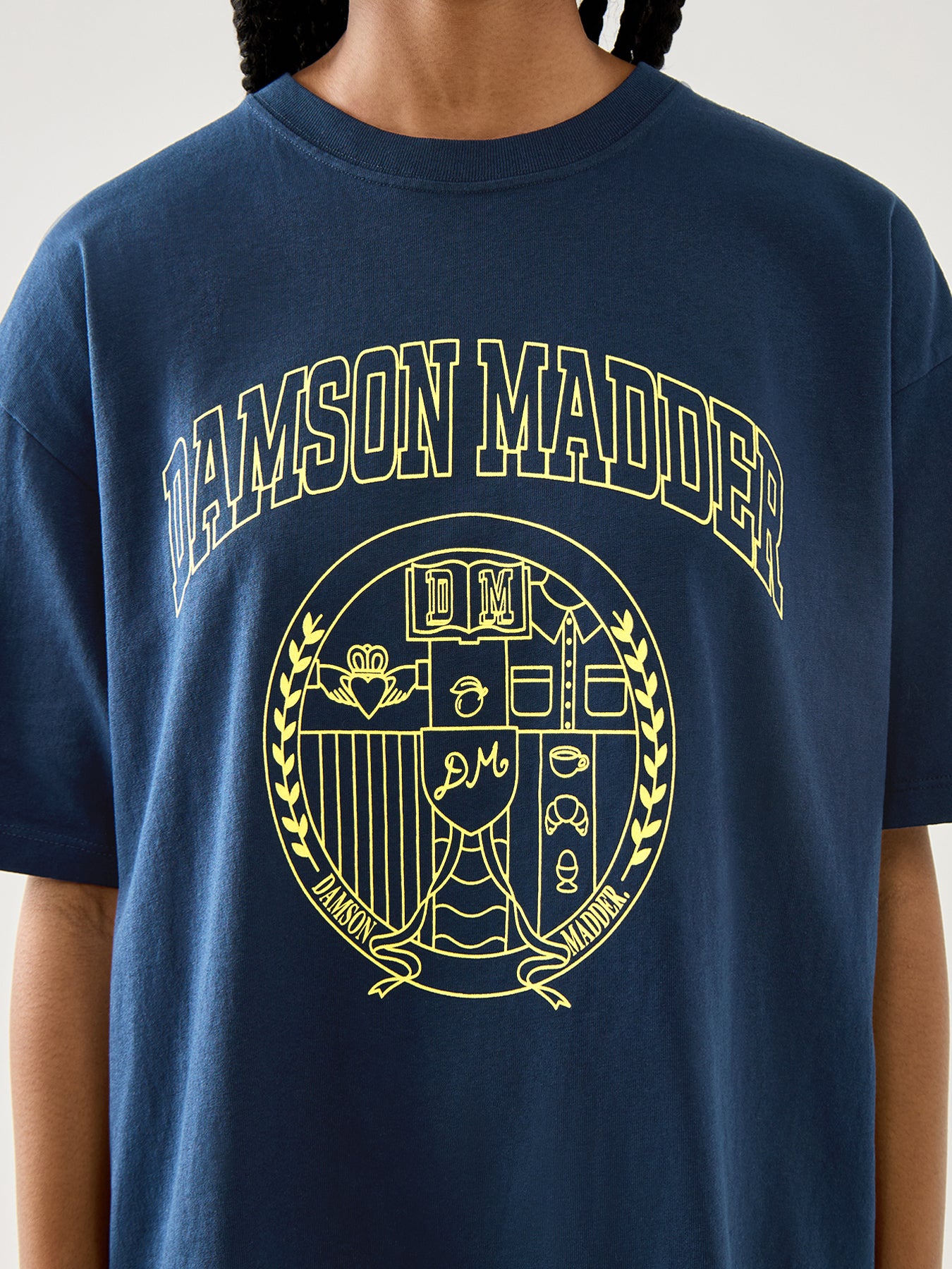 Damson Collegiate Short Sleeve Tee Navy