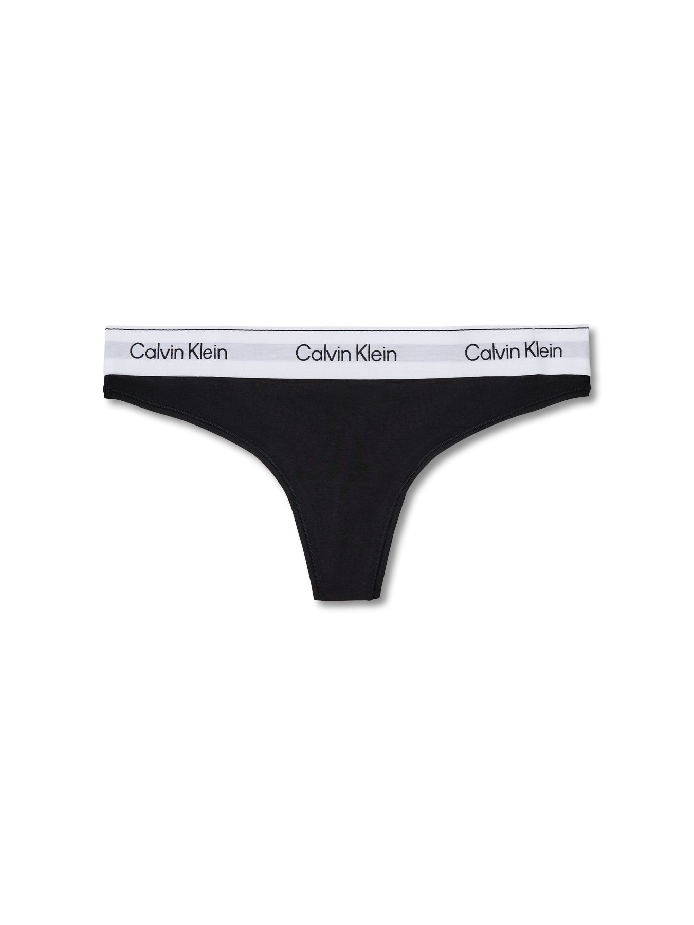 Icon Cotton Thong Black