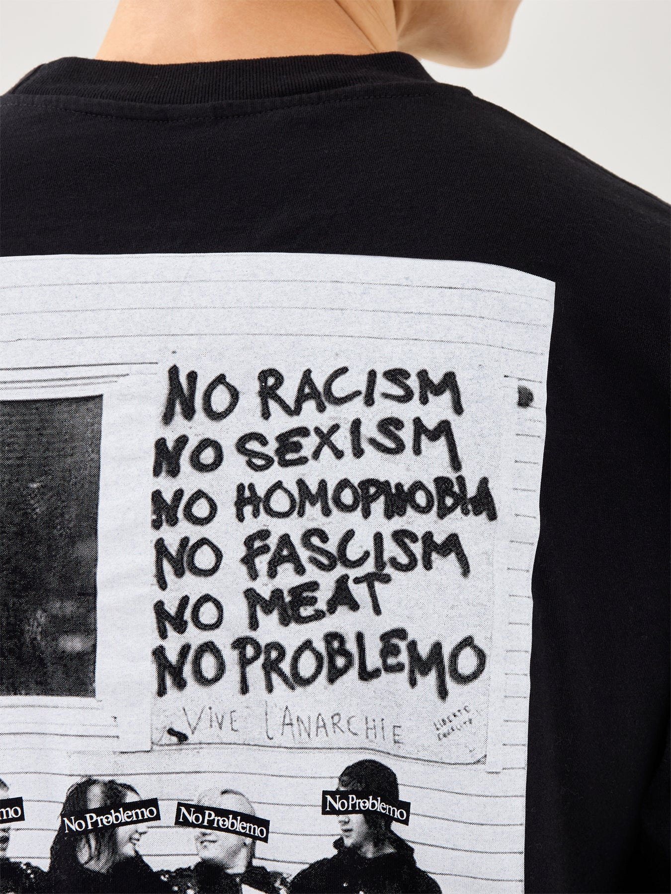 No War Long Sleeves Tee Black
