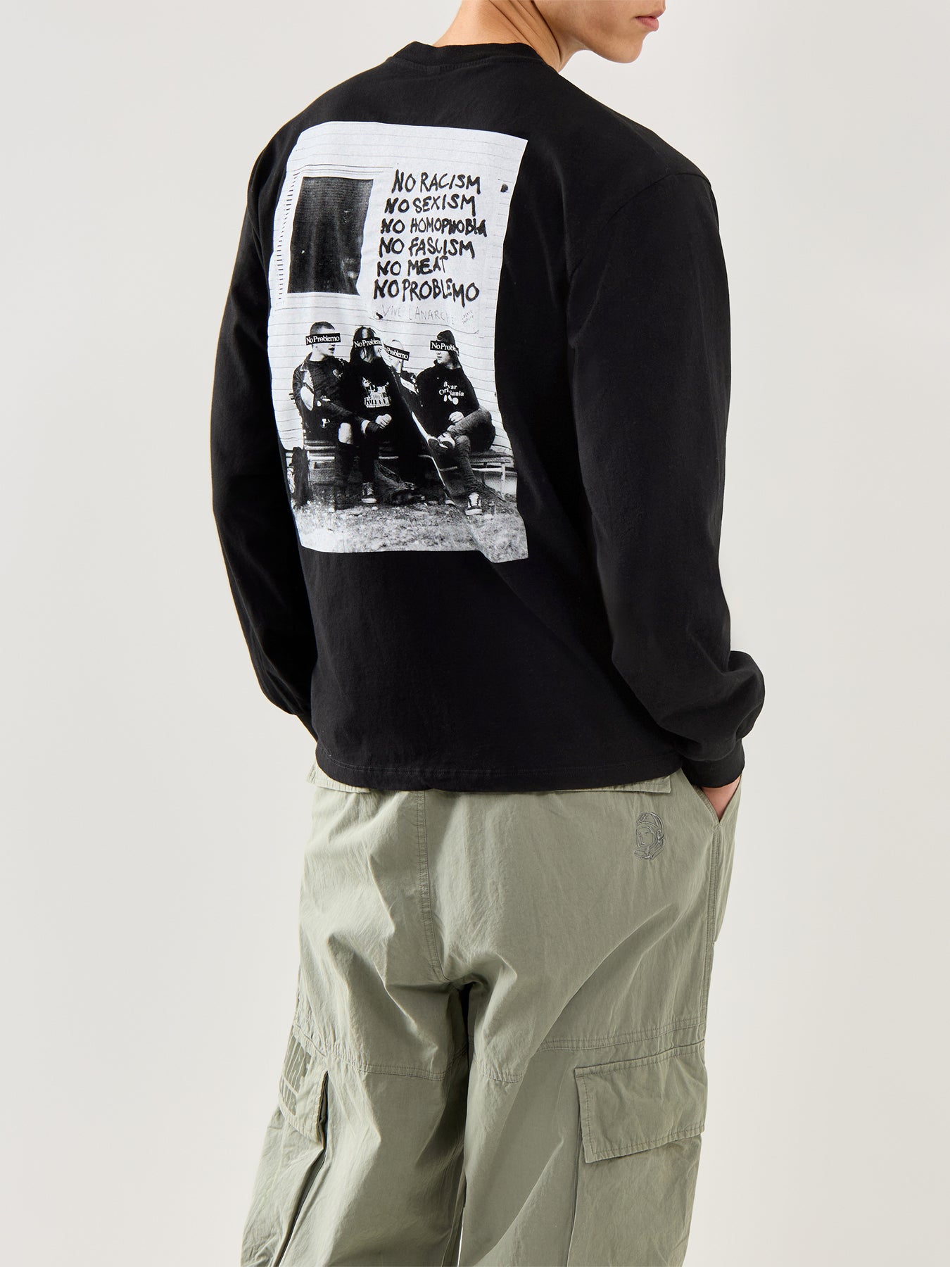 No War Long Sleeves Tee Black