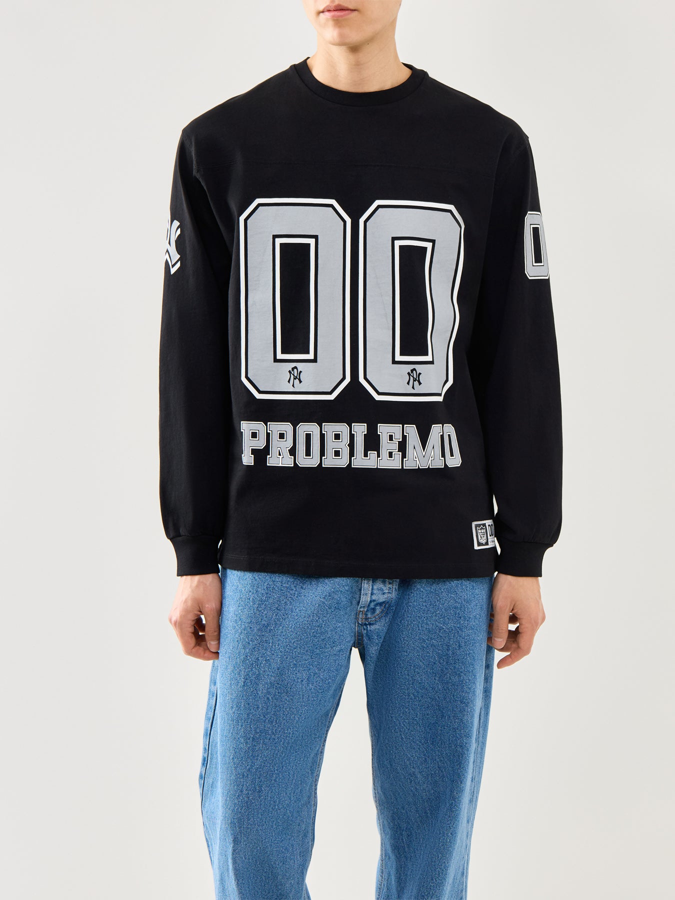 NP00 Sports Cotton Long Sleeves Jersey Black