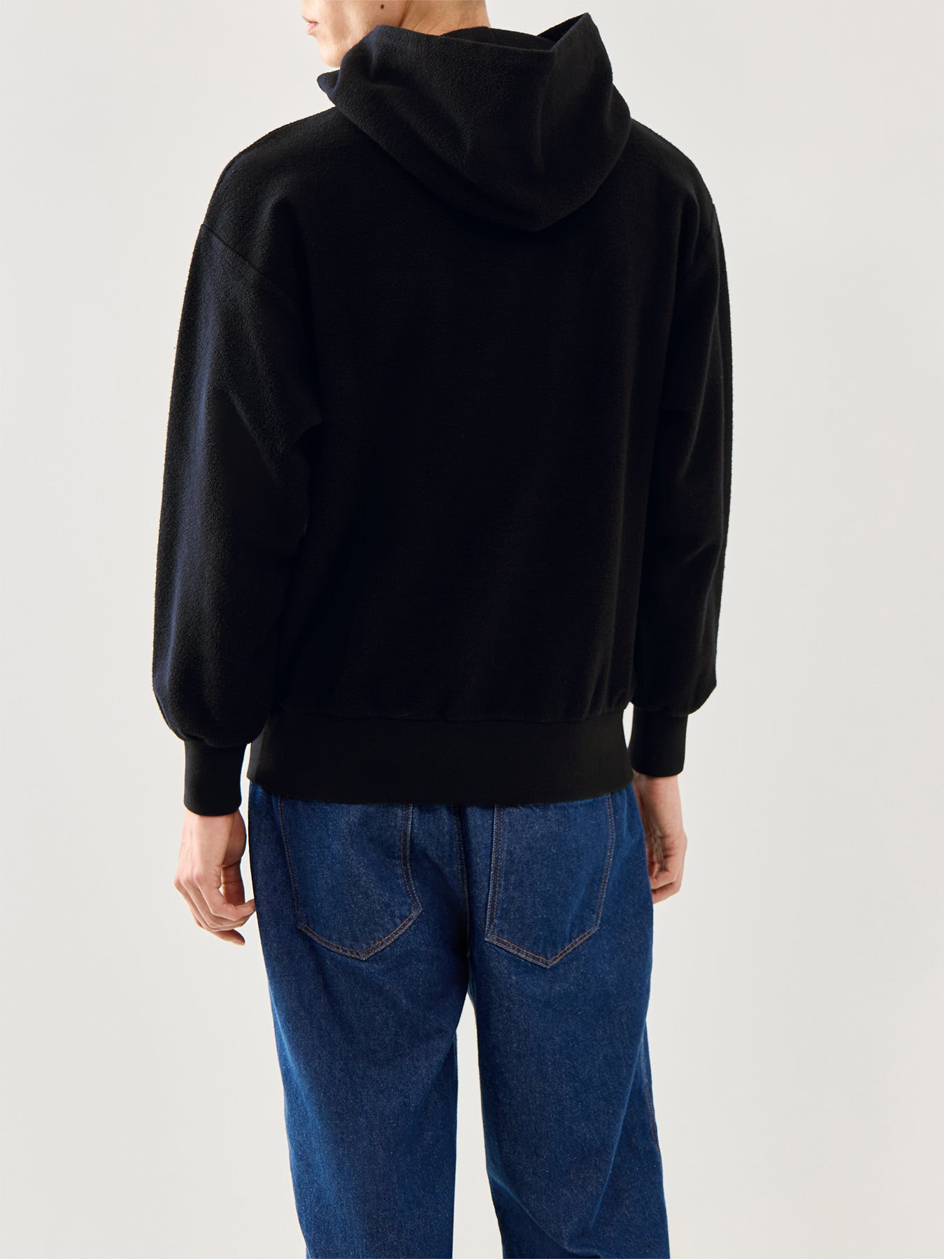 No Problemo Reverse Fleece Hoodie Black