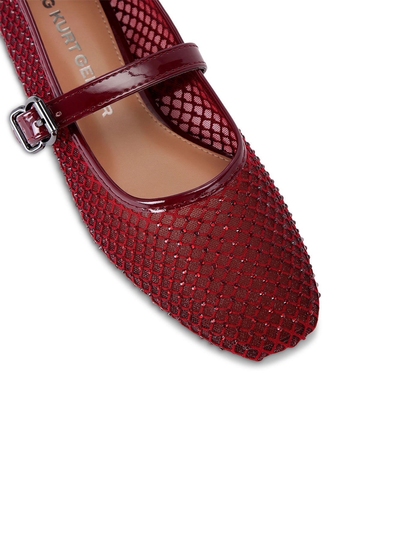 Nina Mesh Ballet Flat Wine
