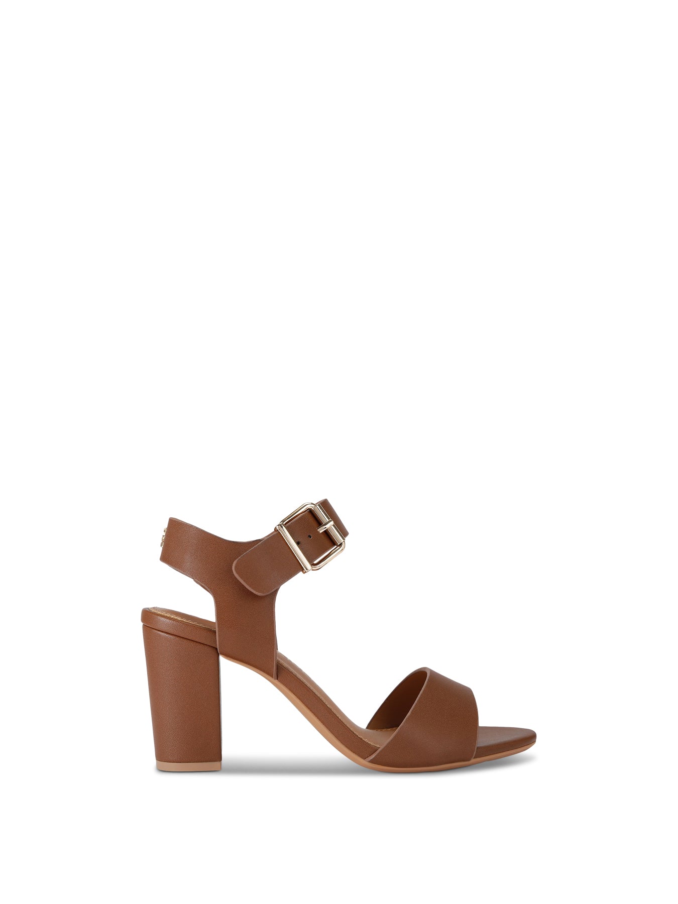 Sutton Tan Block Heel Sandals
