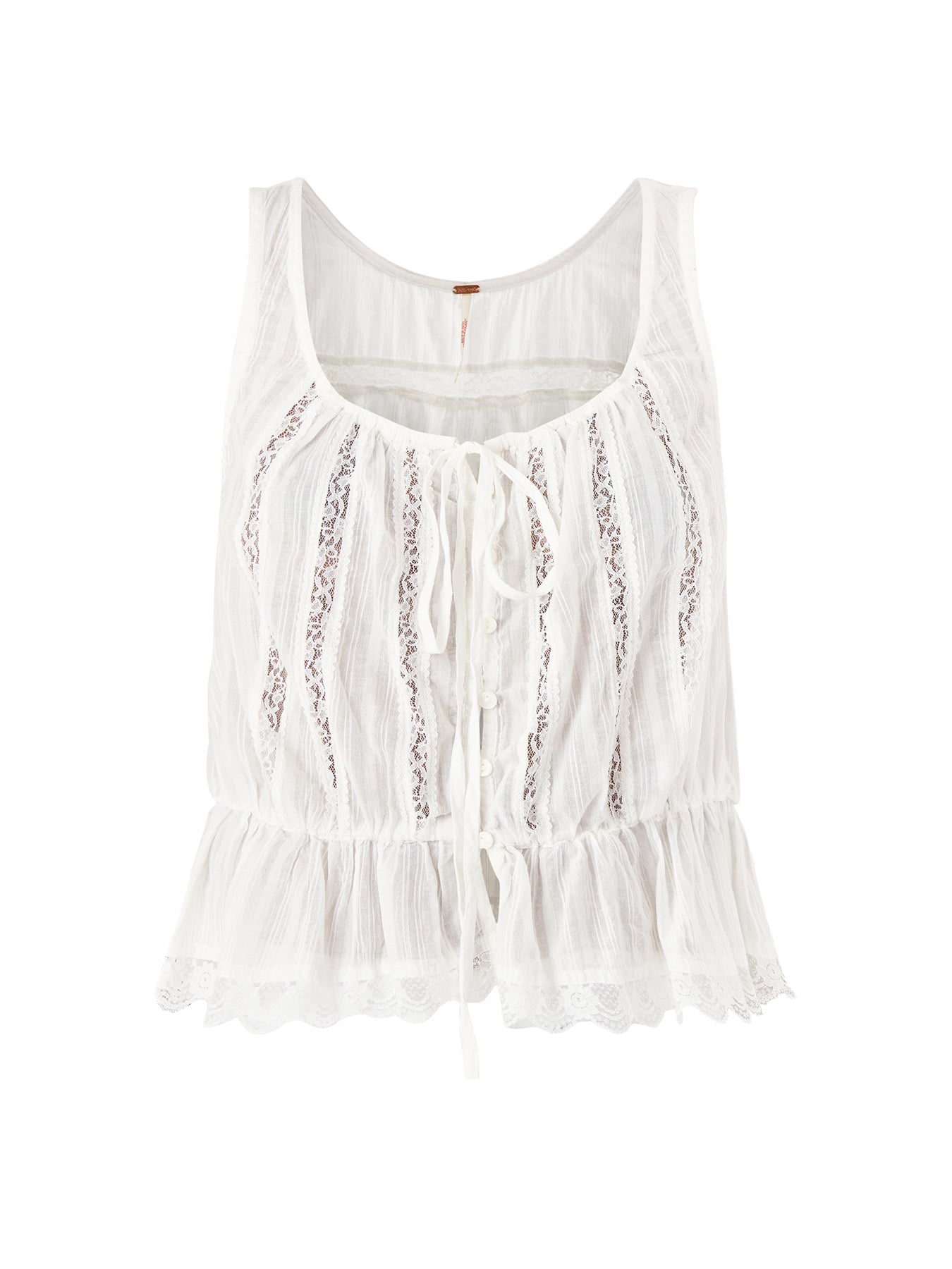 Alana Lace Ladder Sleeveless Tank