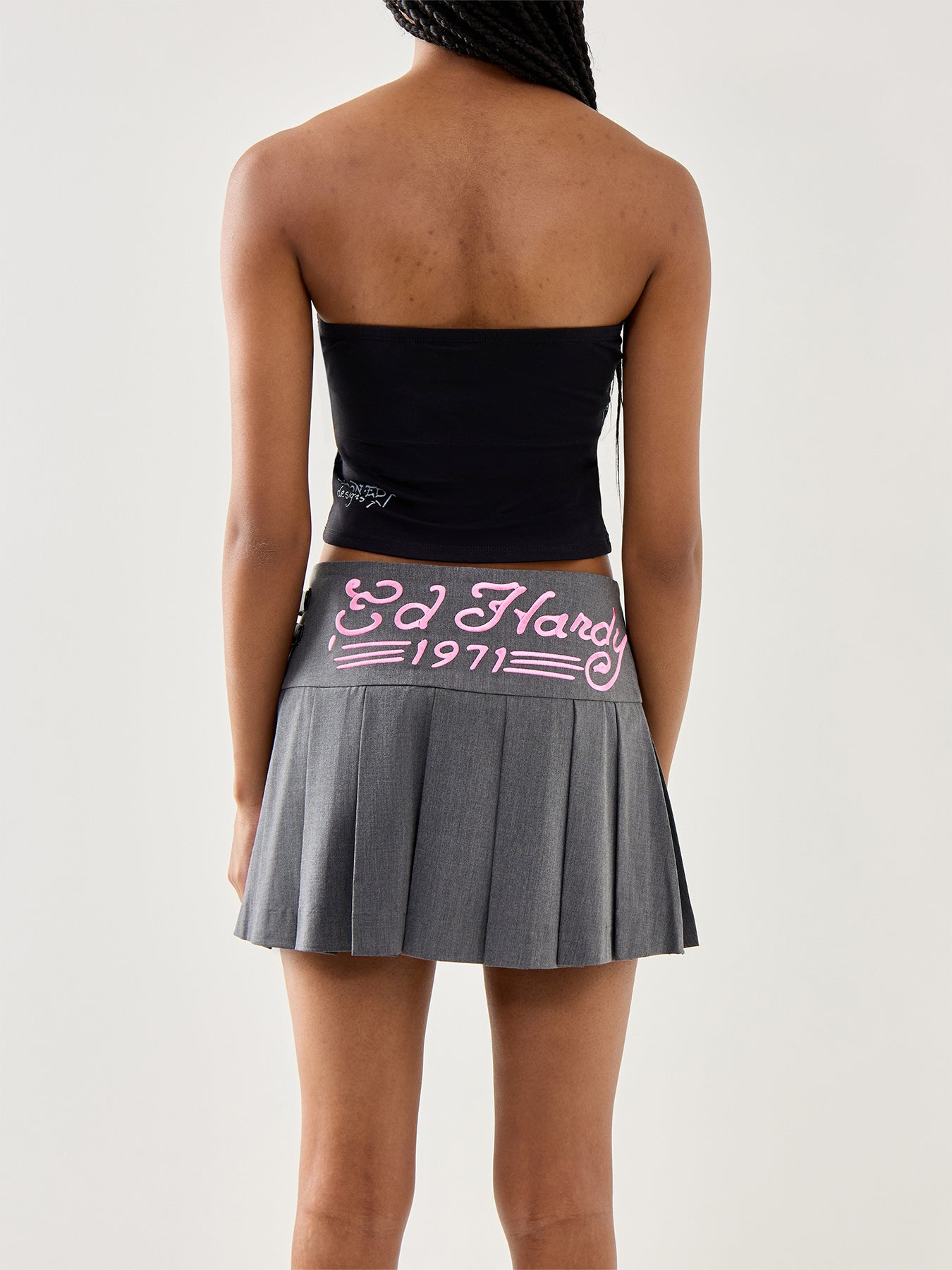 Womens Snow Tiger Diamante Bandeau Top