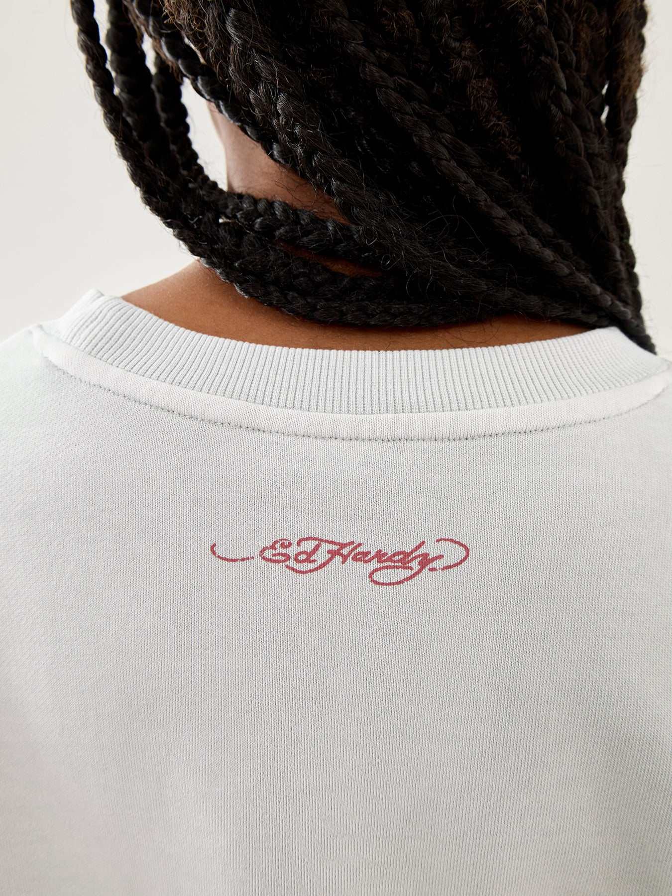 Womens Tiger-Vintage-Roar Crew Neck Sweatshirt
