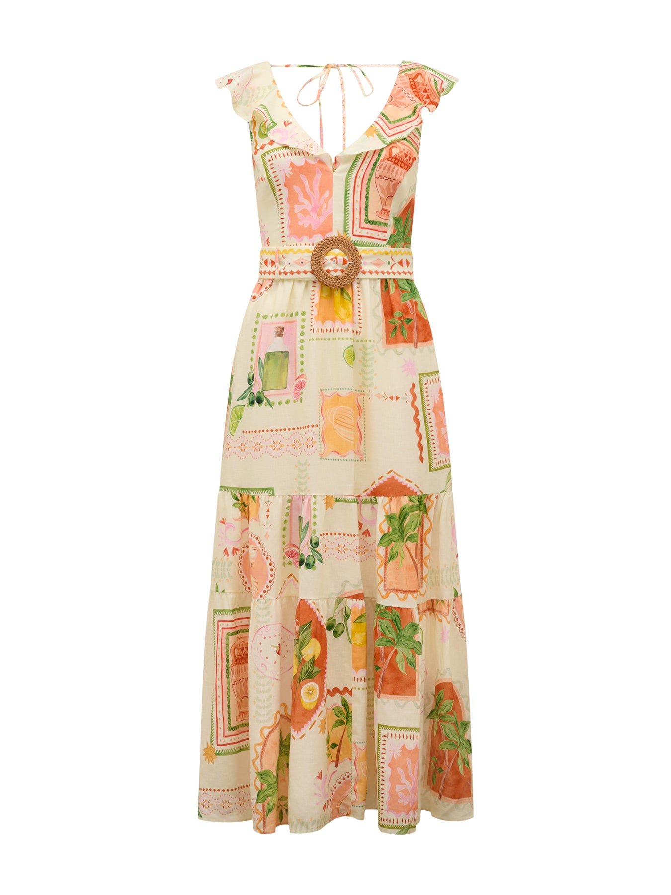 Layne Printed Midi Dress