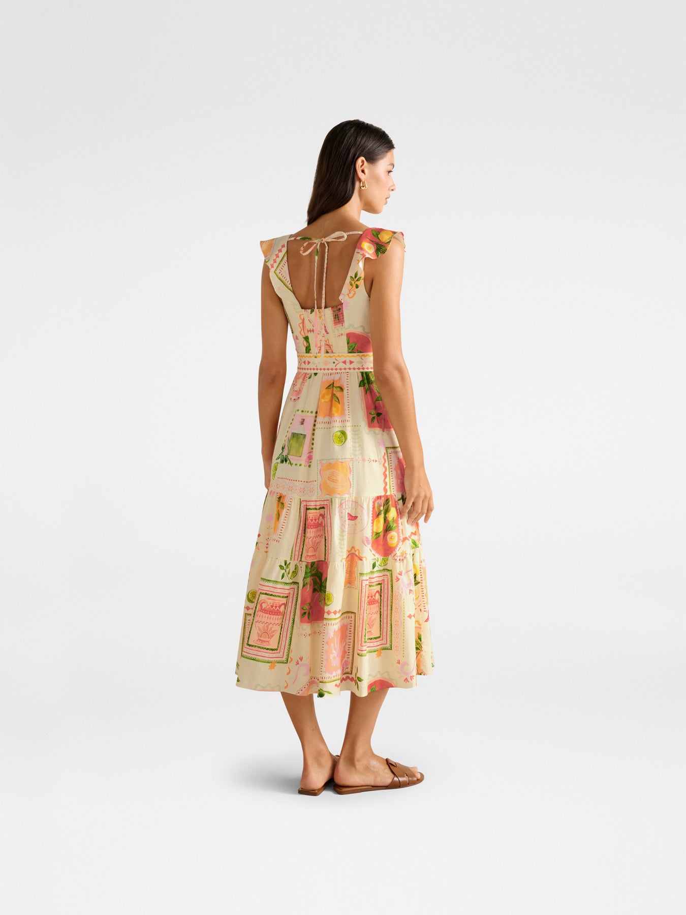 Layne Printed Midi Dress