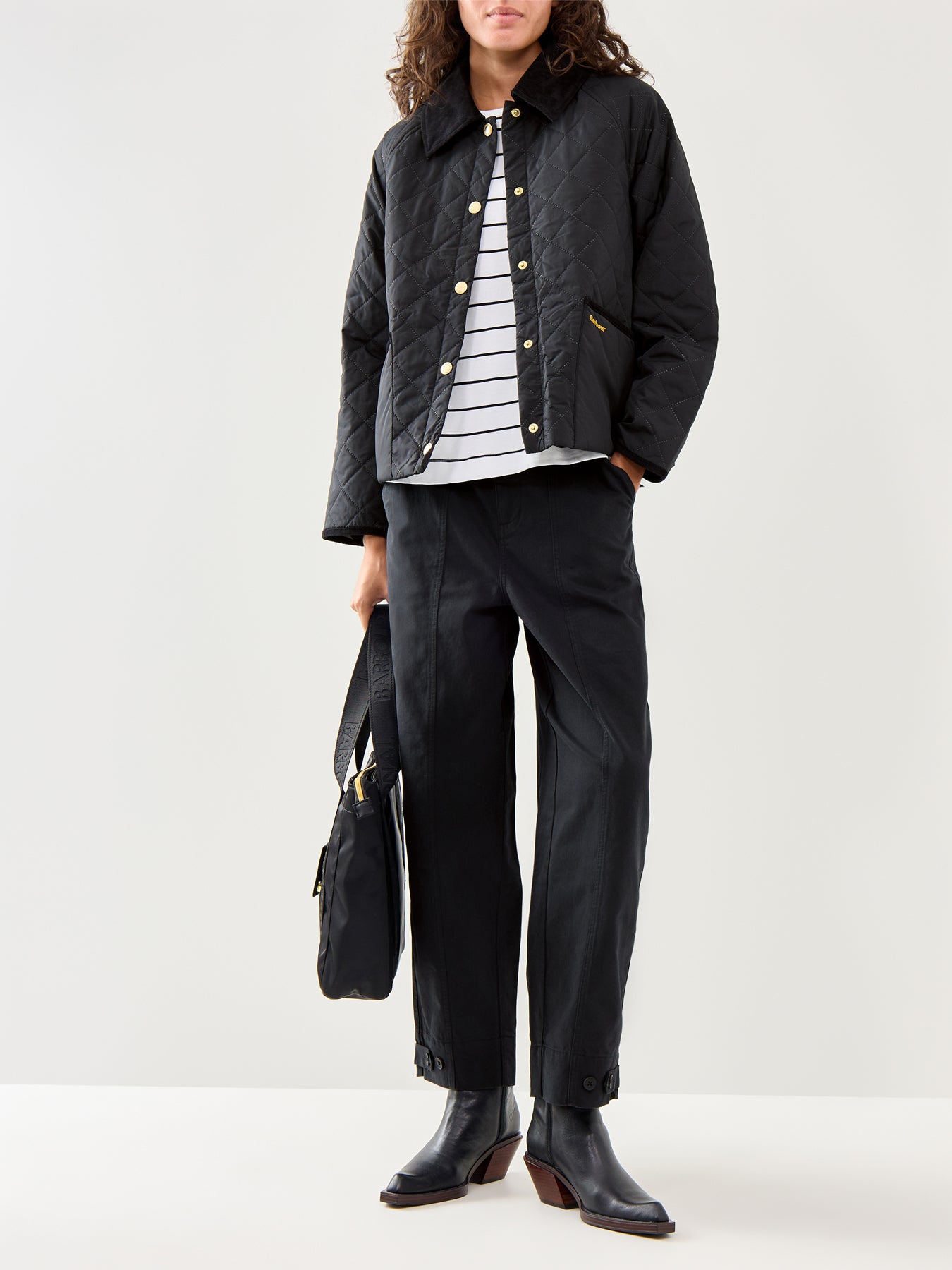 Barbour Anise Quilted Jacket Black