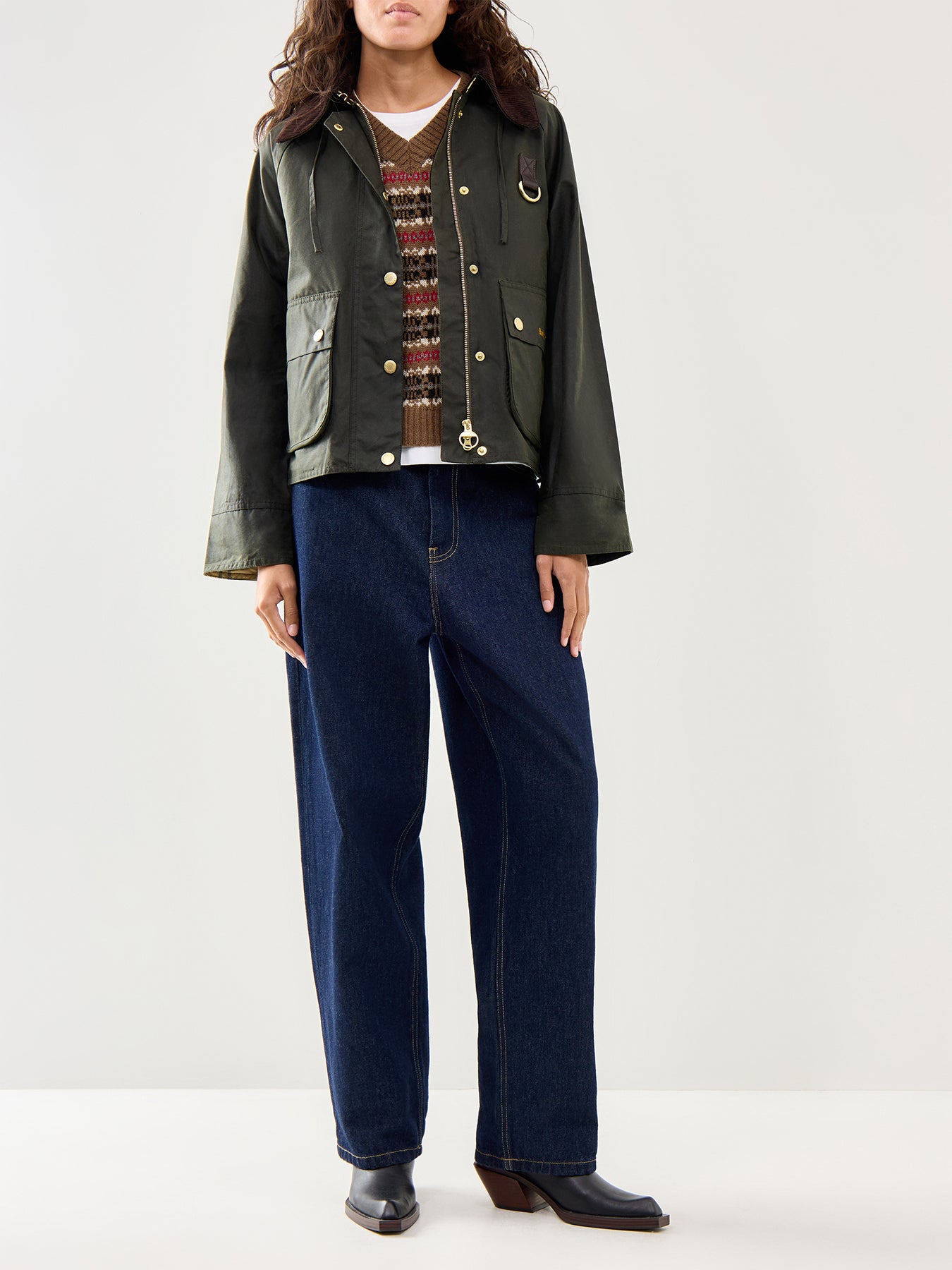 Barbour Reighton Wax Jacket Fern
