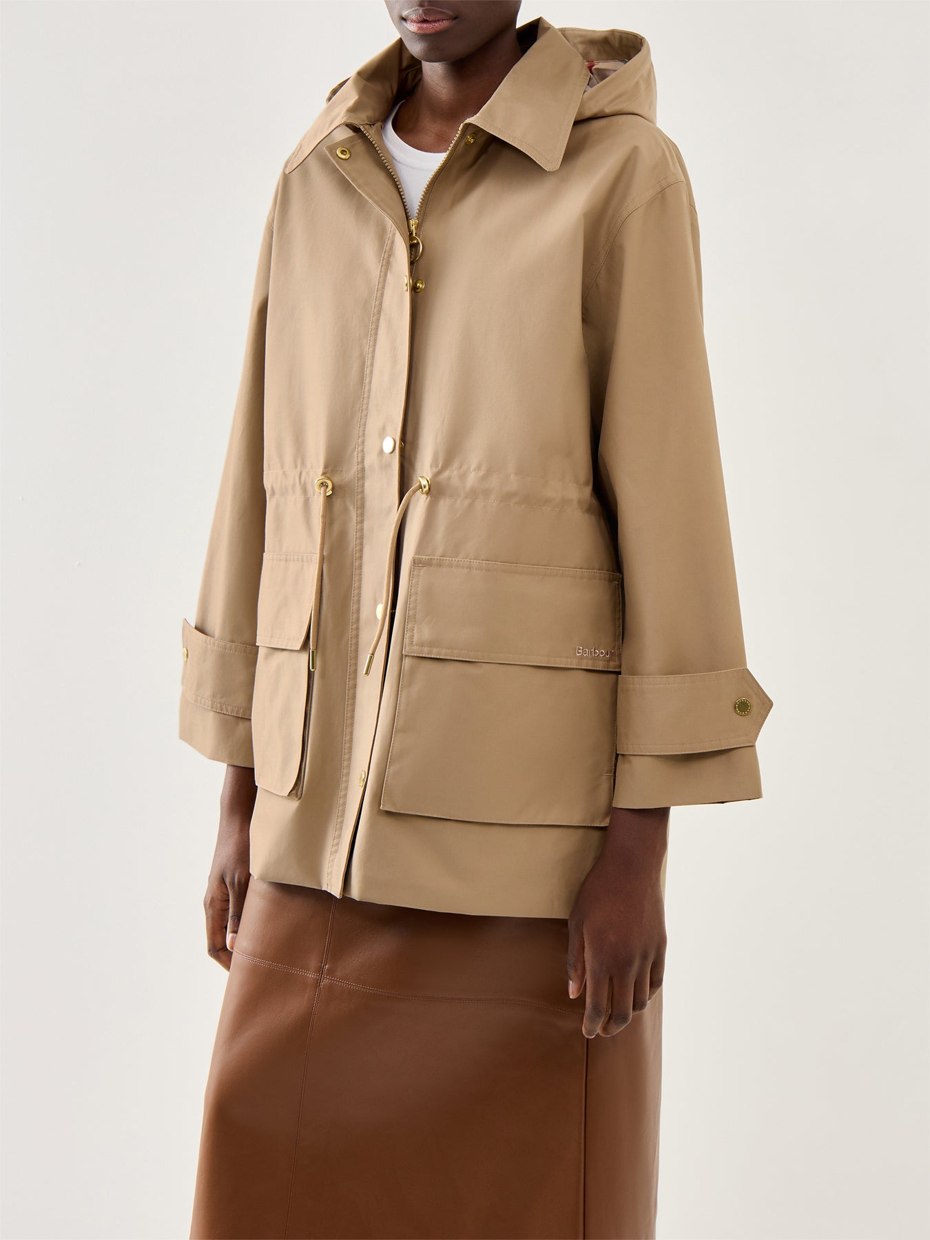 Barbour Fallyn Showerproof Jacket Beige