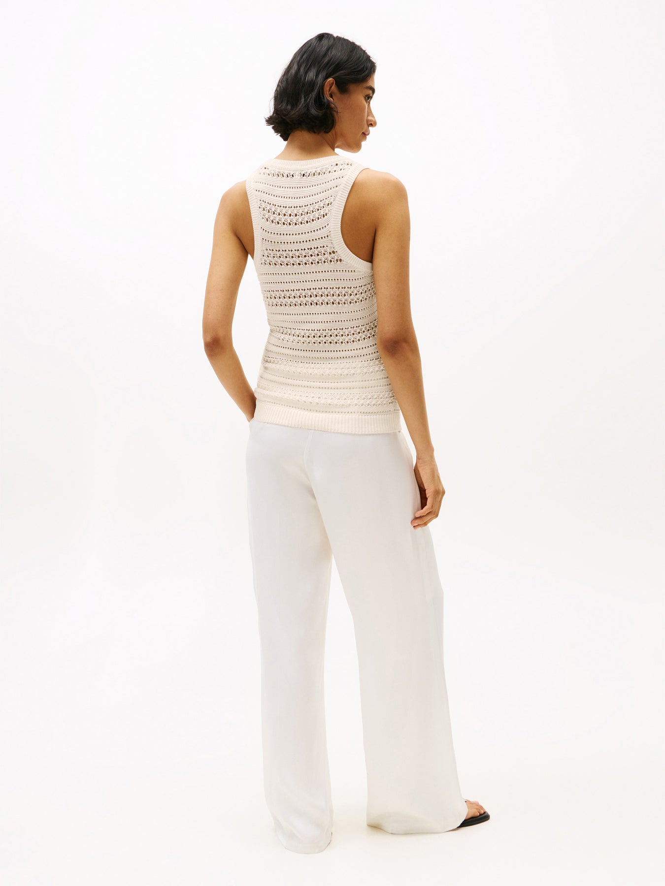 Crochet Racerback Slim Tank Top