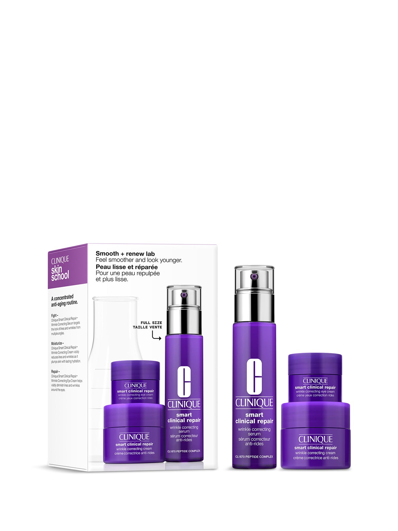 Smooth and Renew Lab An Anti Ageing Routine From The Experts Gift Set