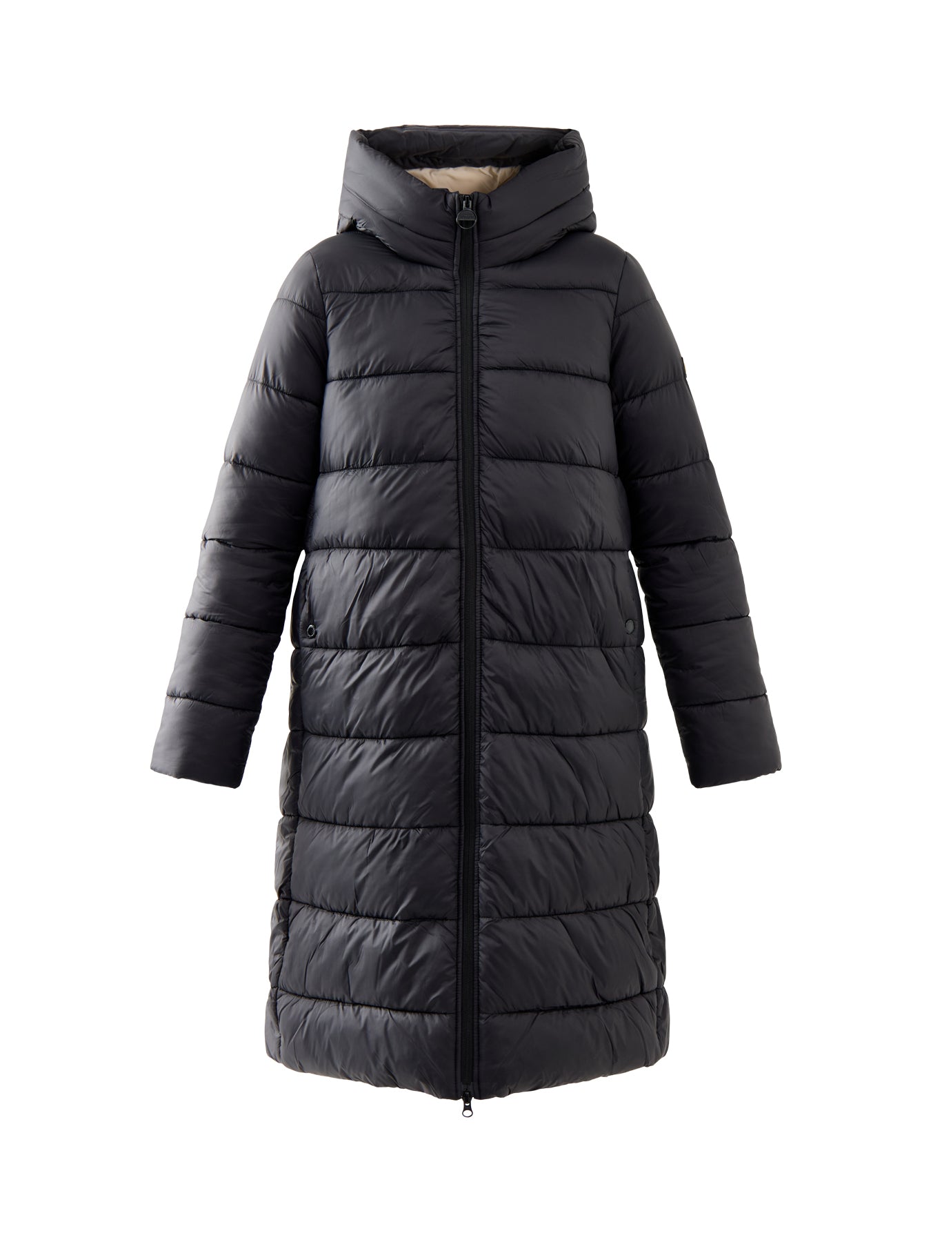 Barbour International Longline Olivios Puffer Jacket Black