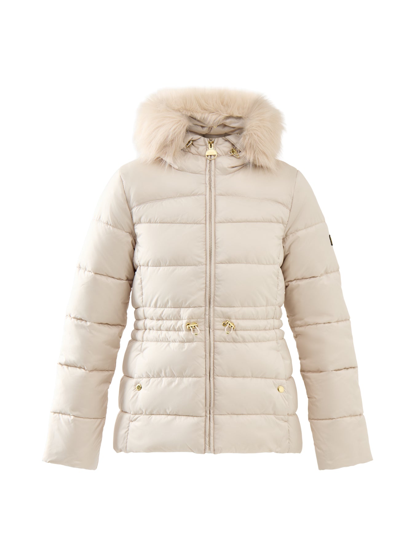 Barbour International Cher Puffer Jacket Beige