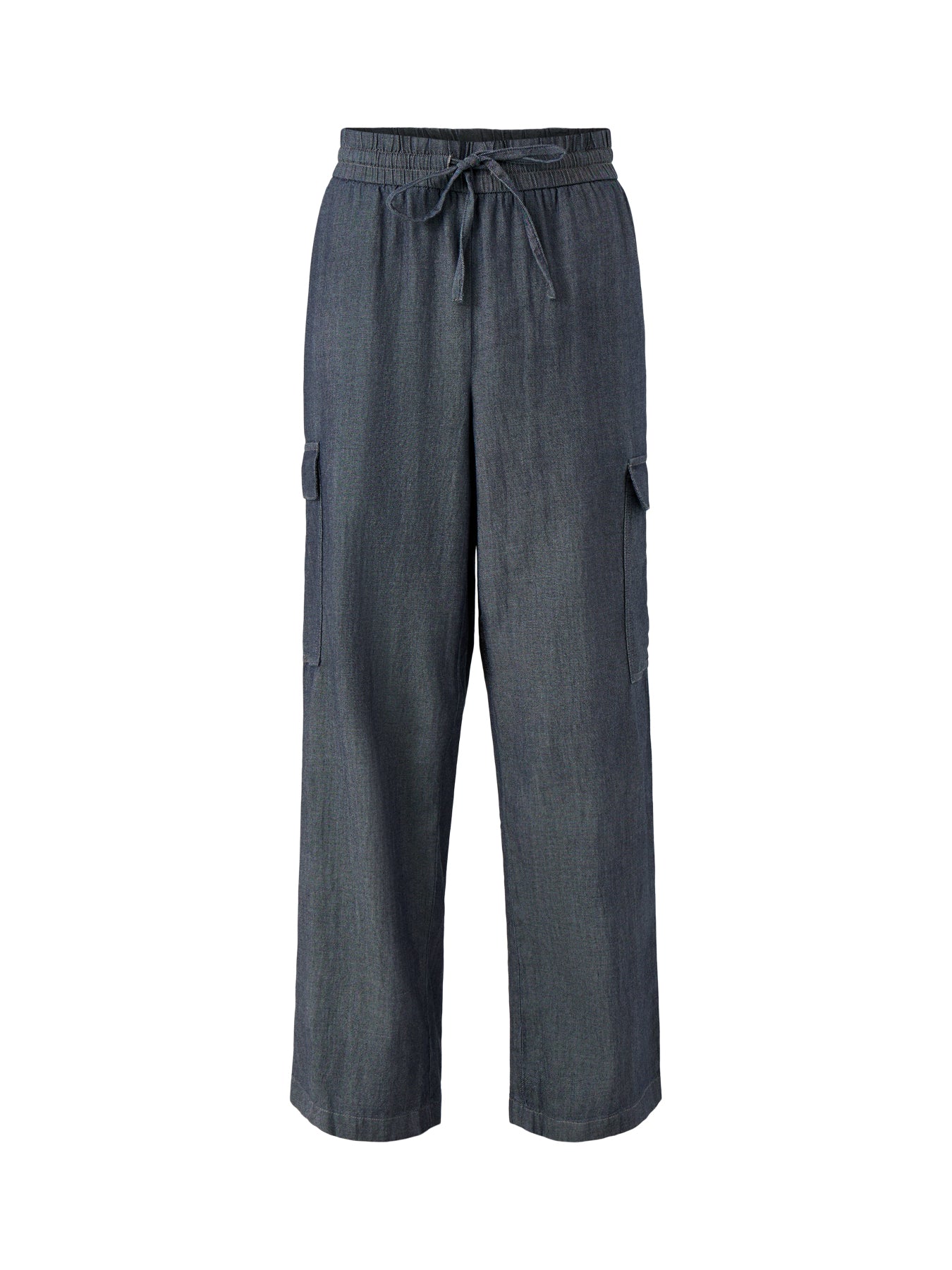 Straight Cargo Pant Denim Blue