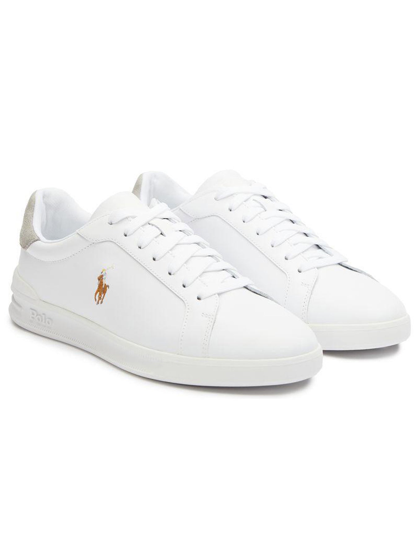 Ralph Lauren Heritage Court Trainers White