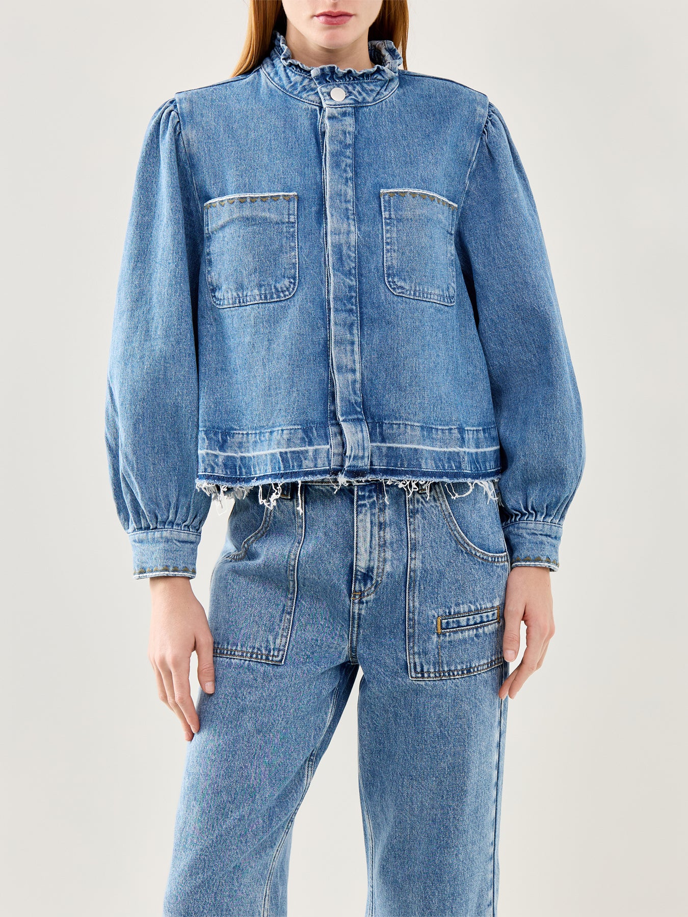 Ziggy Cropped Jacket In Rodeo
