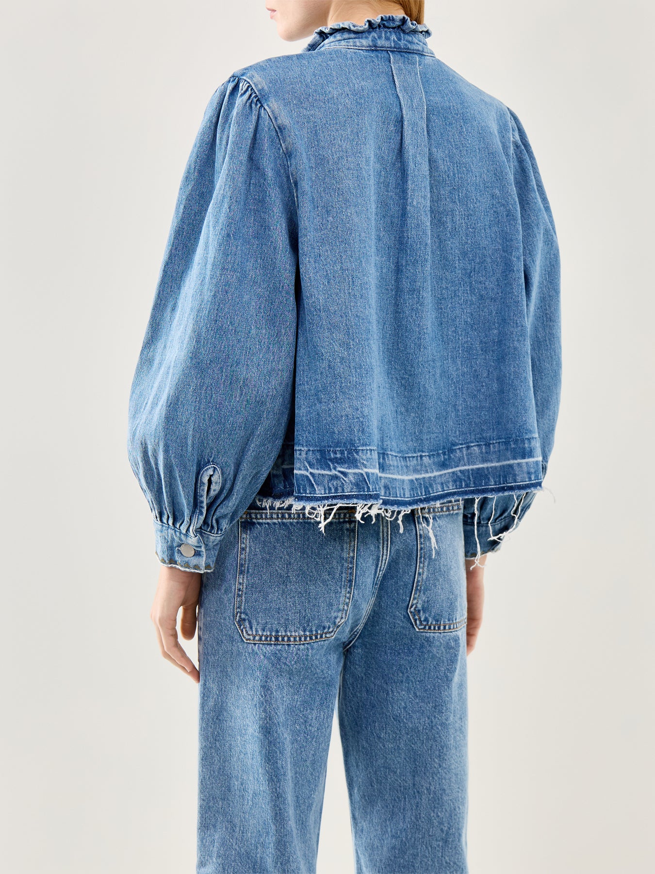 Ziggy Cropped Jacket In Rodeo