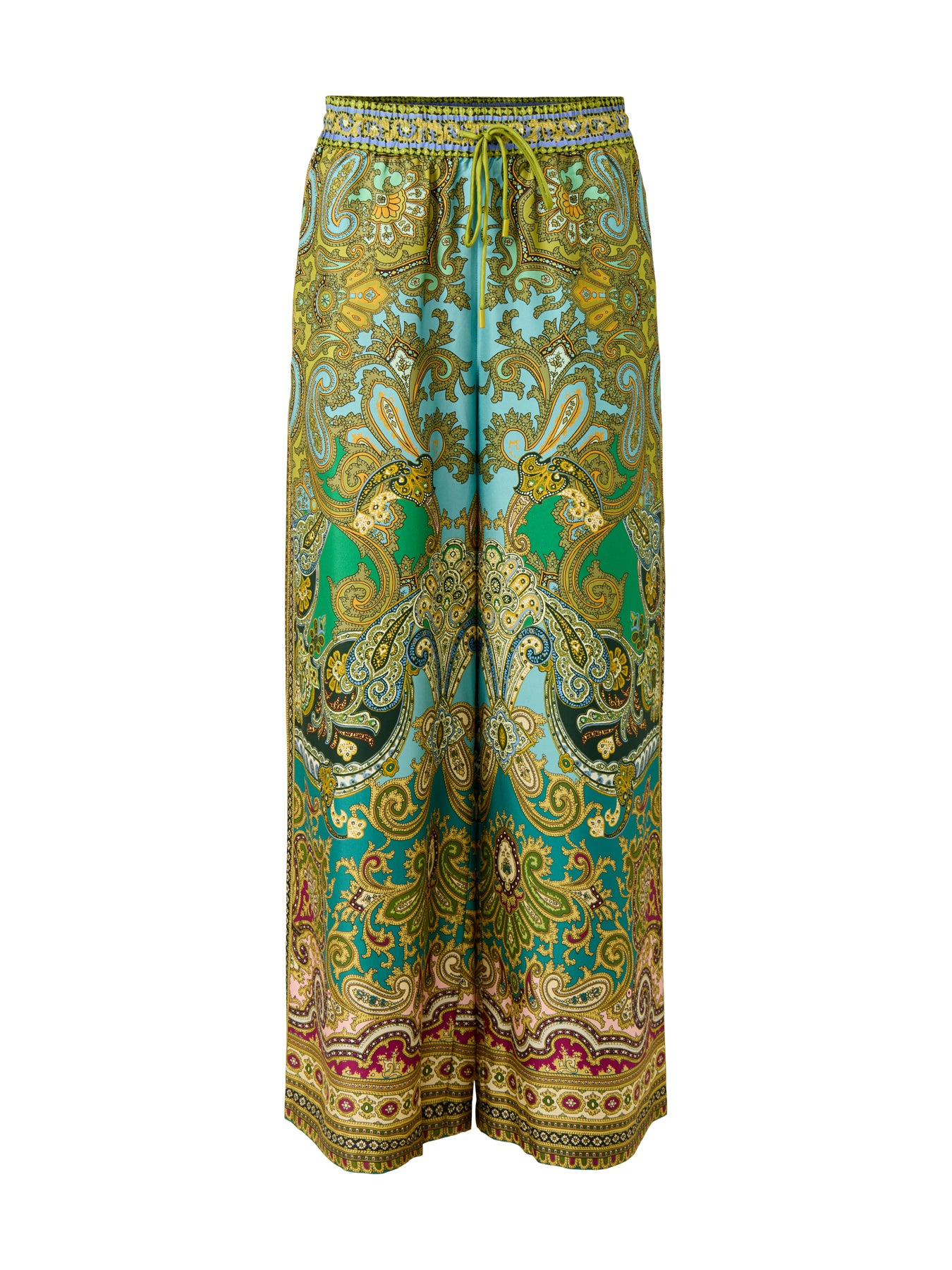 Clemenza Multi Colour Silk Pant