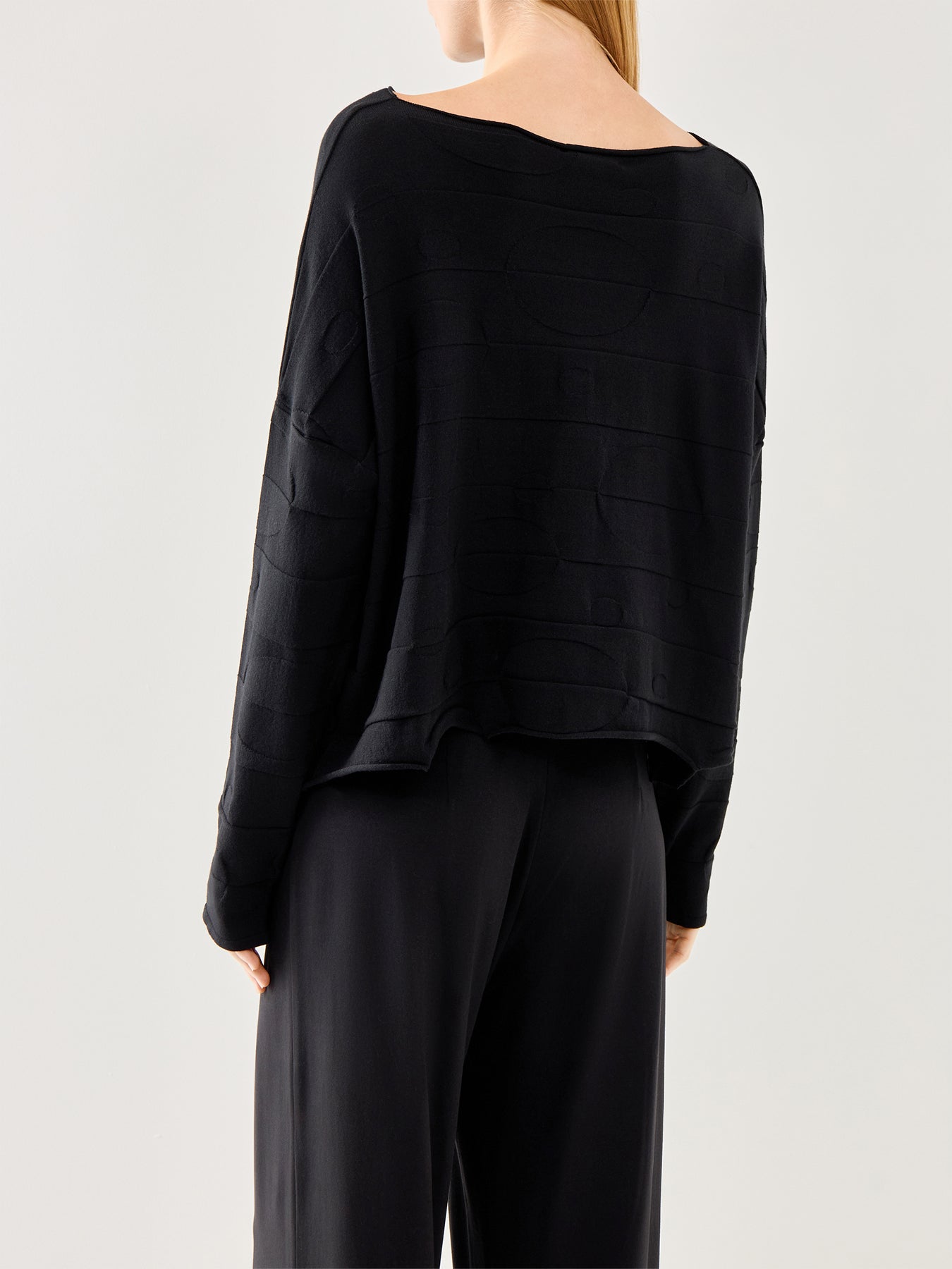 529 Long Sleeve Viscose Blend Pullover