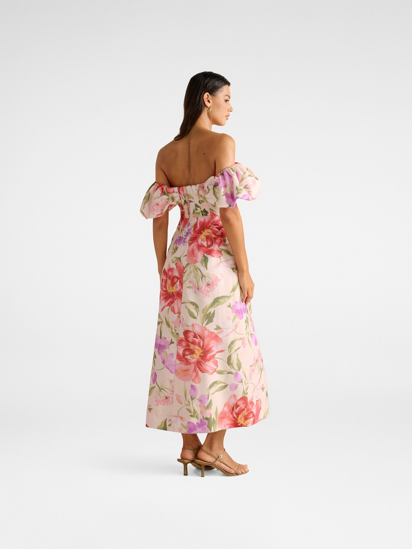 Janie Off Shoulder Midi Dress