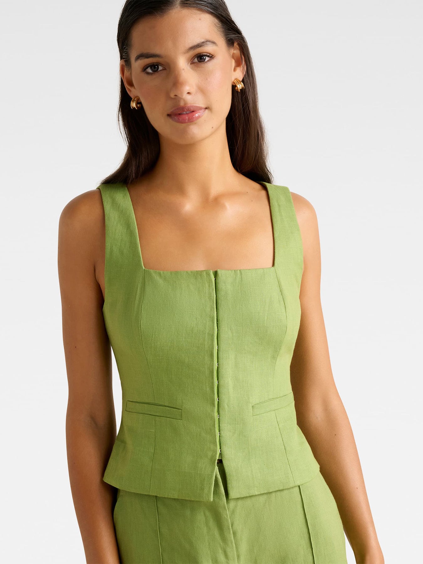 Posey Square Neck Waistcoat