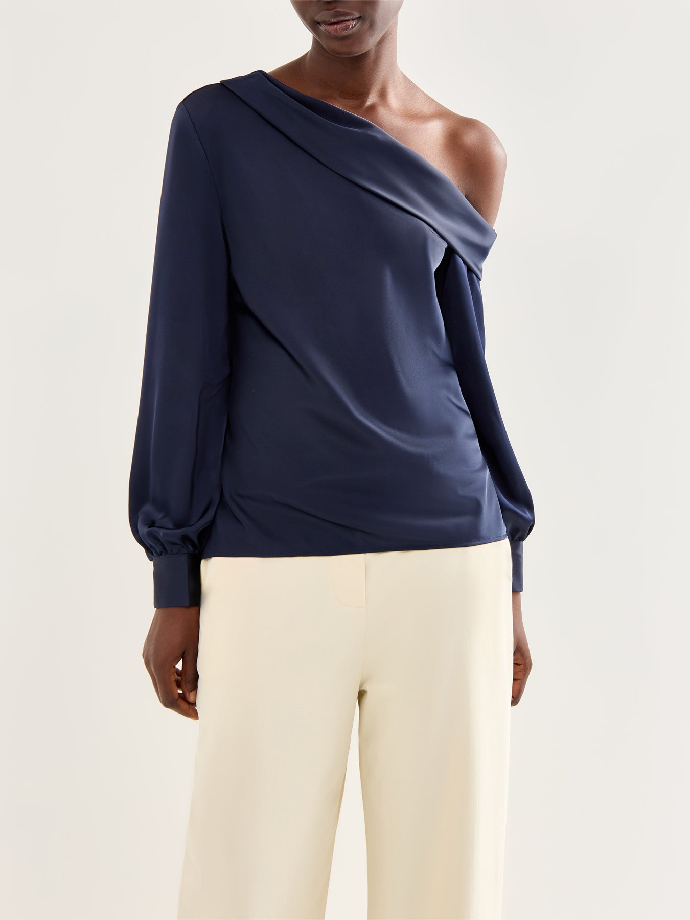 Zamiel Long Sleeves Blouse Navy