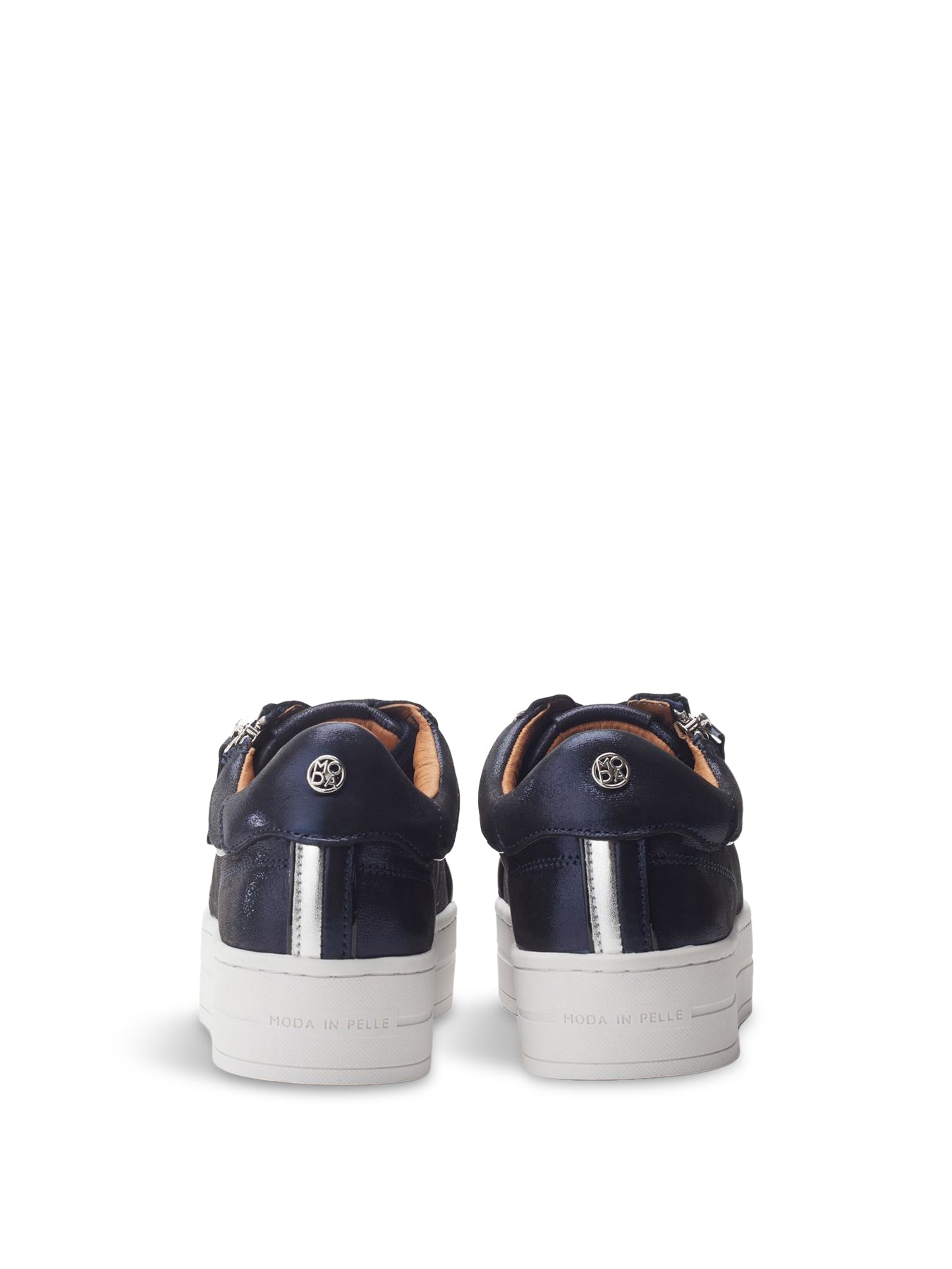 Black Barlli Side-Zip Trainers