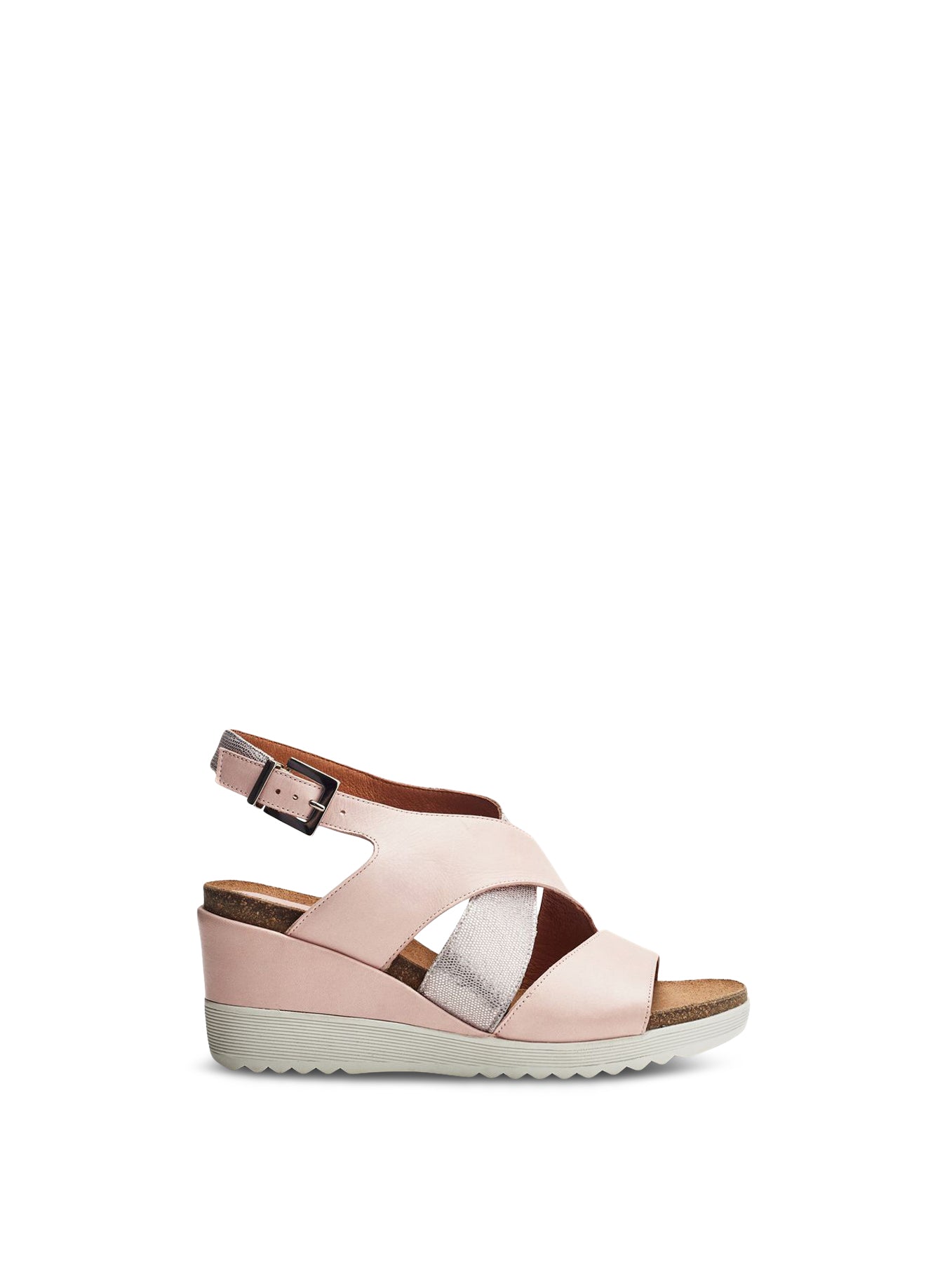 Kalina Leather Sandals Pink