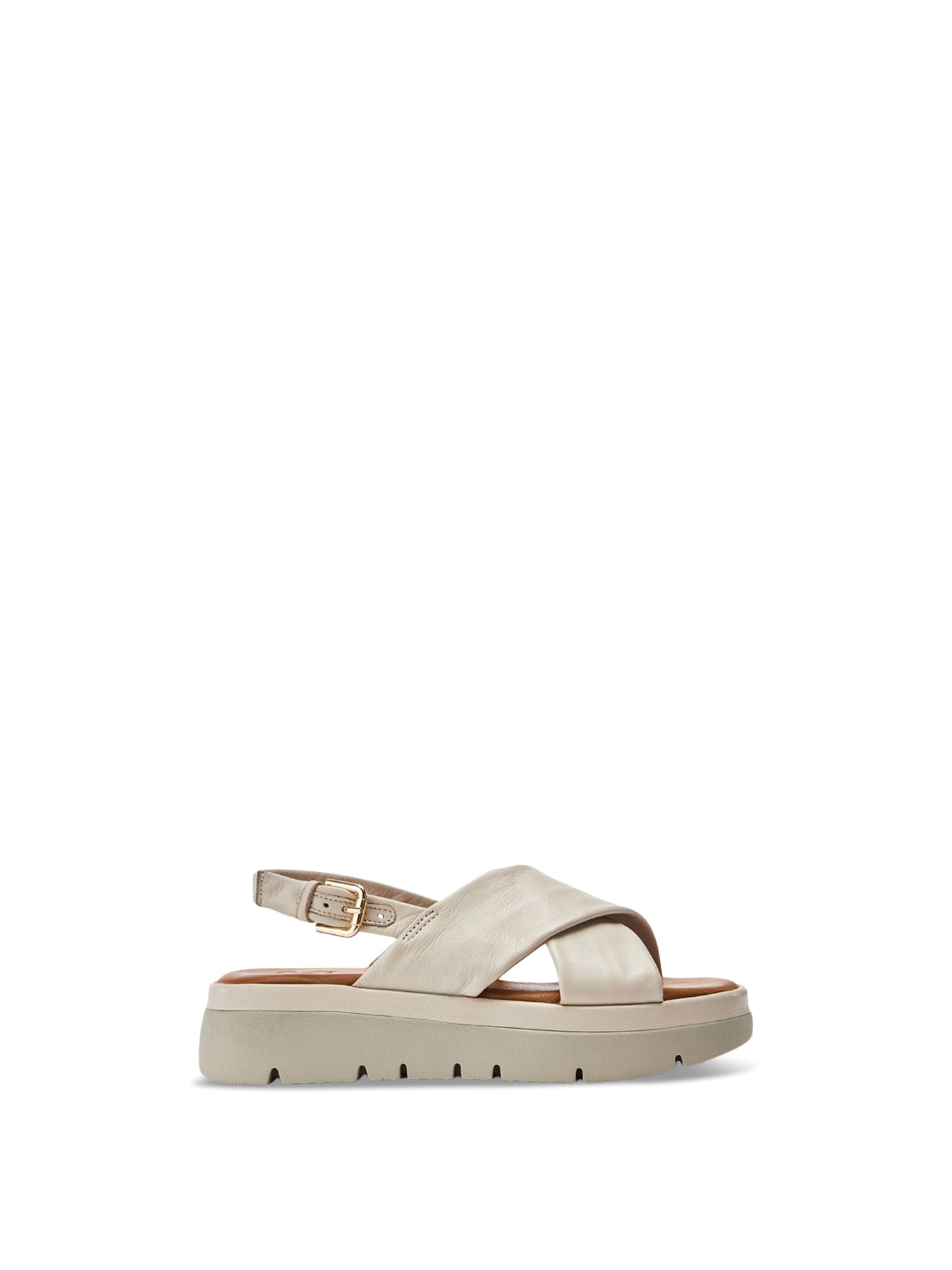 Nettina Leather Sandals White
