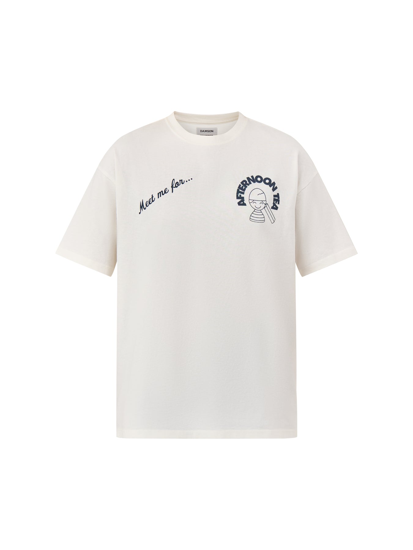 Afternoon Tea Boyfriend T-Shirt White