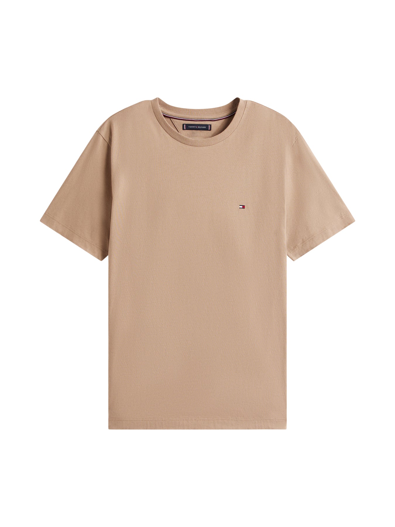 Flag Embroidery Crew Neck T-Shirt