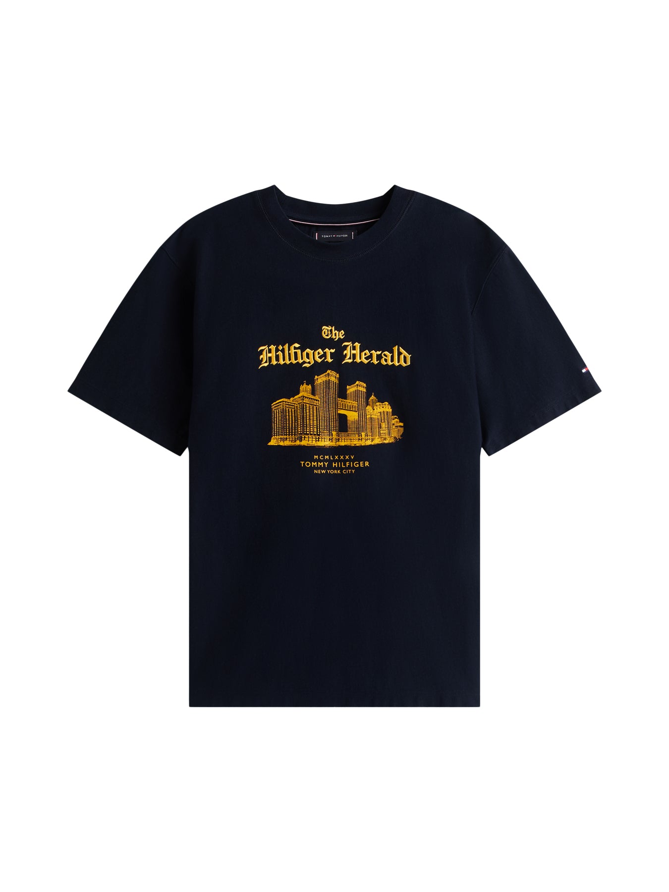 Graphic Relaxed Crew Neck T-Shirt Cotton