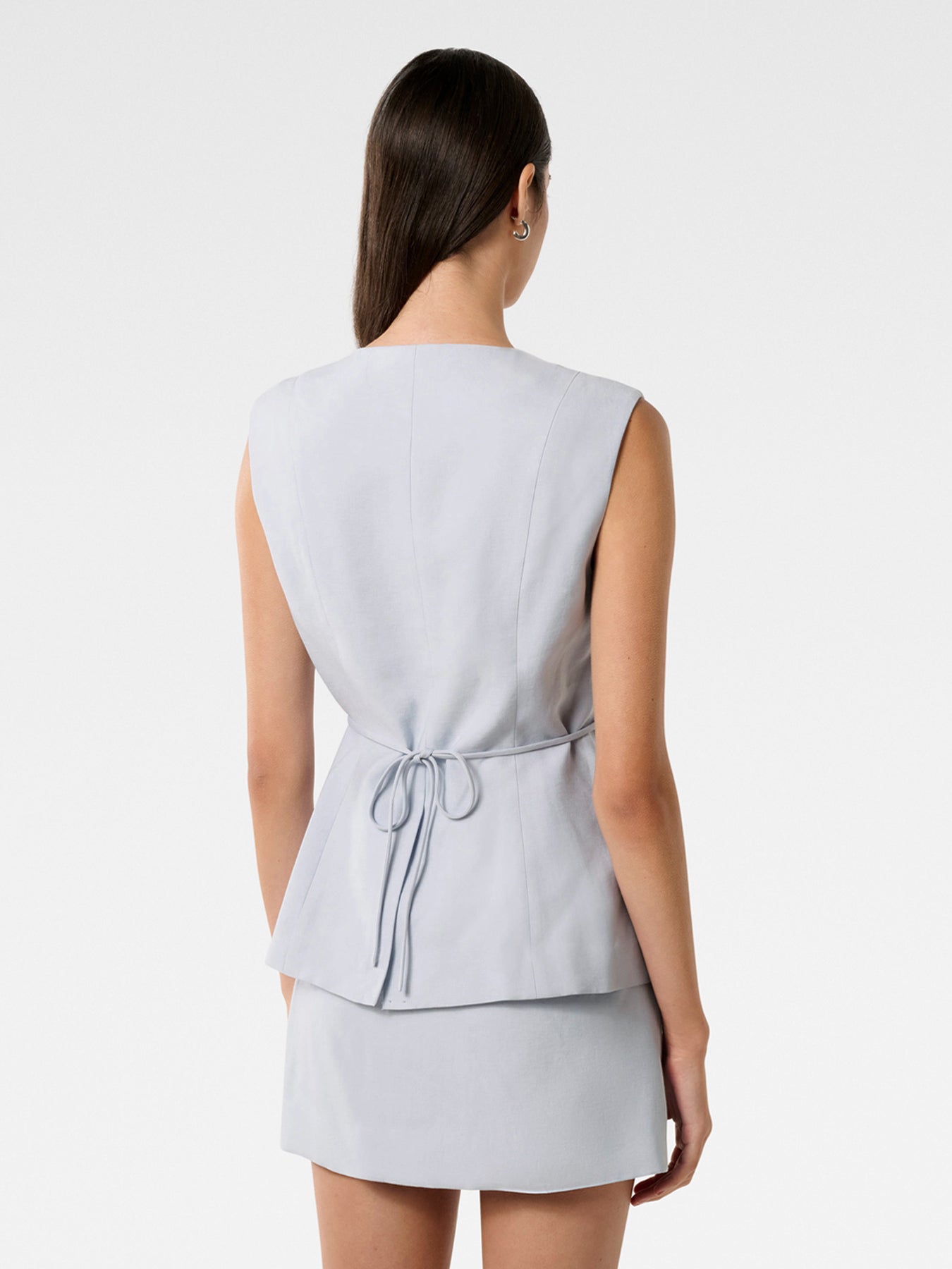 Kimberly Extended Shoulder Waistcoat Top