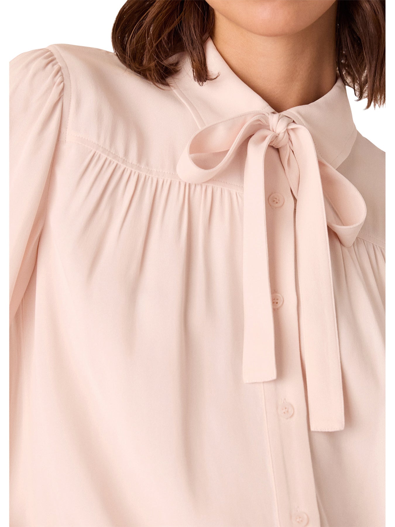 Tie Detail Crepe Blouse